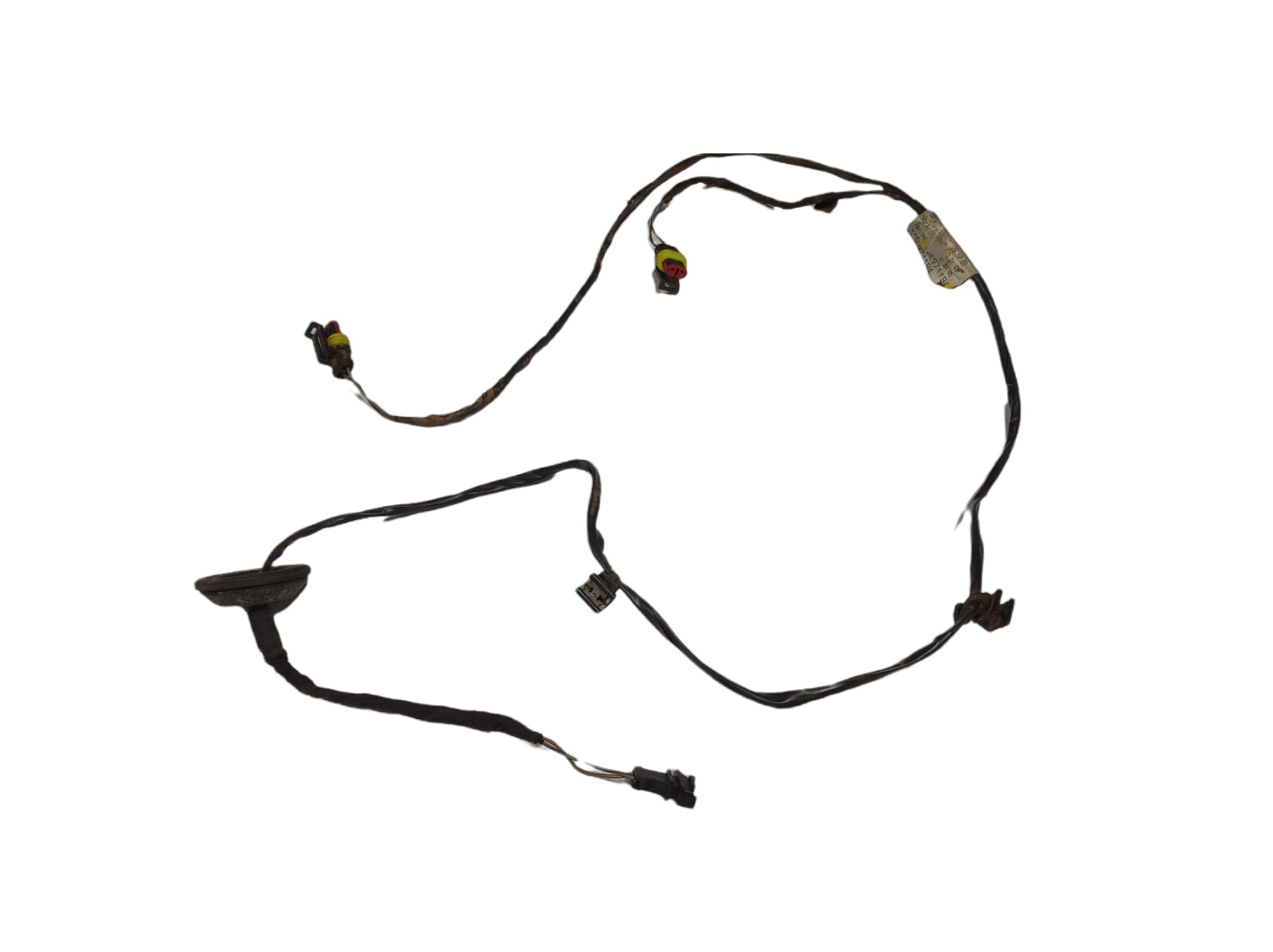Chicote Luz Placa Traseira Vw Golf 1.6 Sportline 2009 V435 7