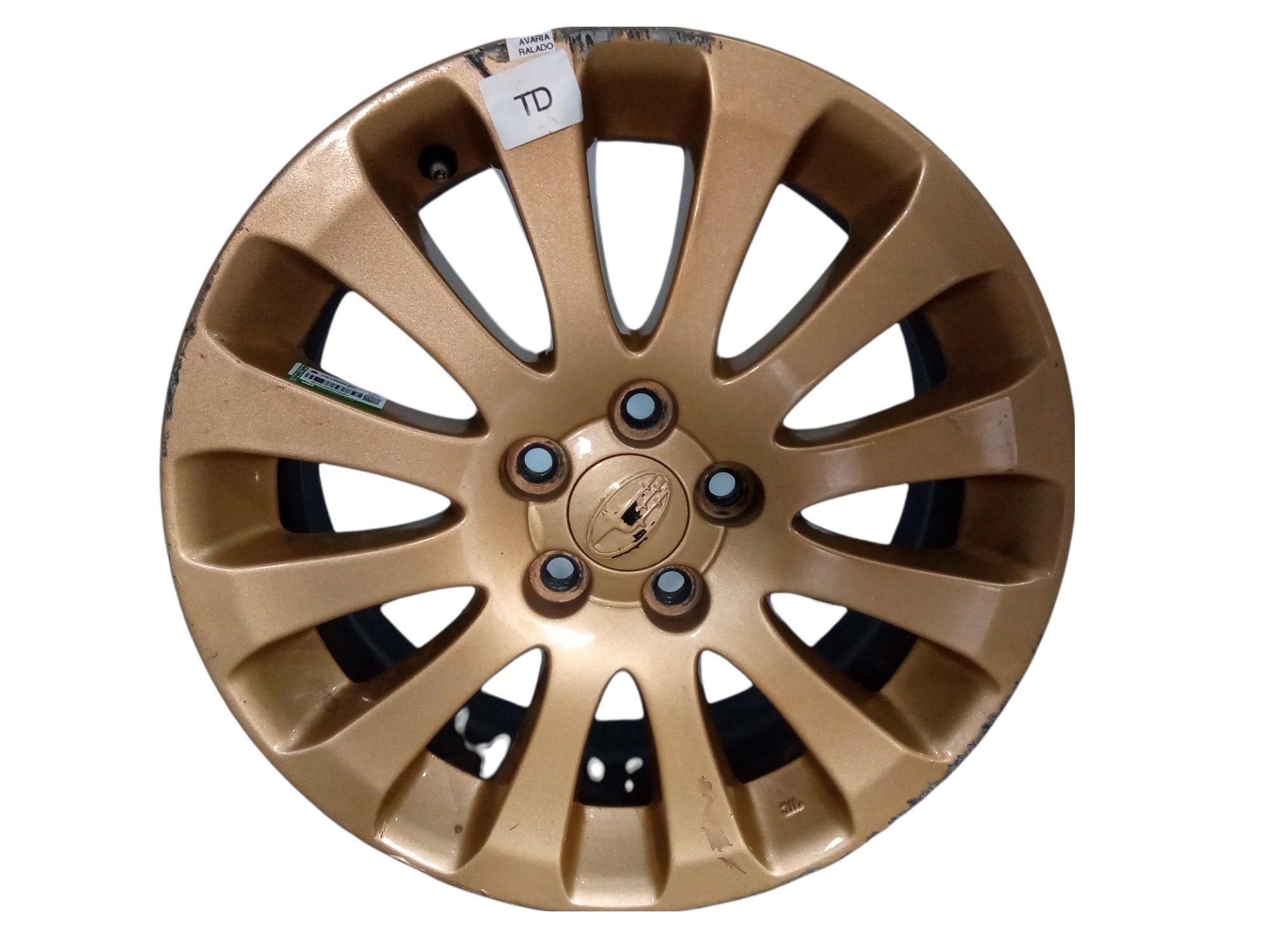 Roda Alumínio Aro 16 5×100 Subaru Impreza 2.0 2009 V375