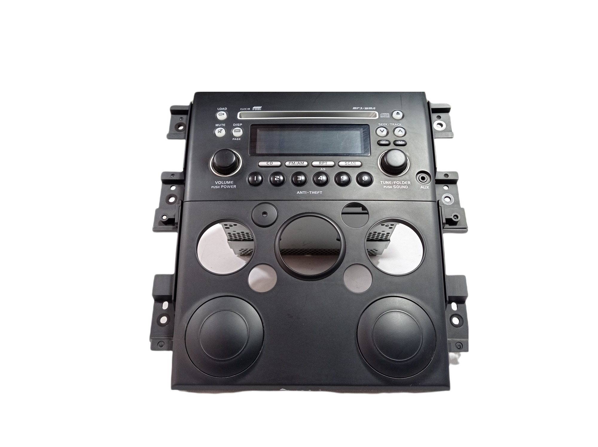 Moldura Rádio Comando Ar Suzuki Grand Vitara 2012 2015 V376 Preto 5