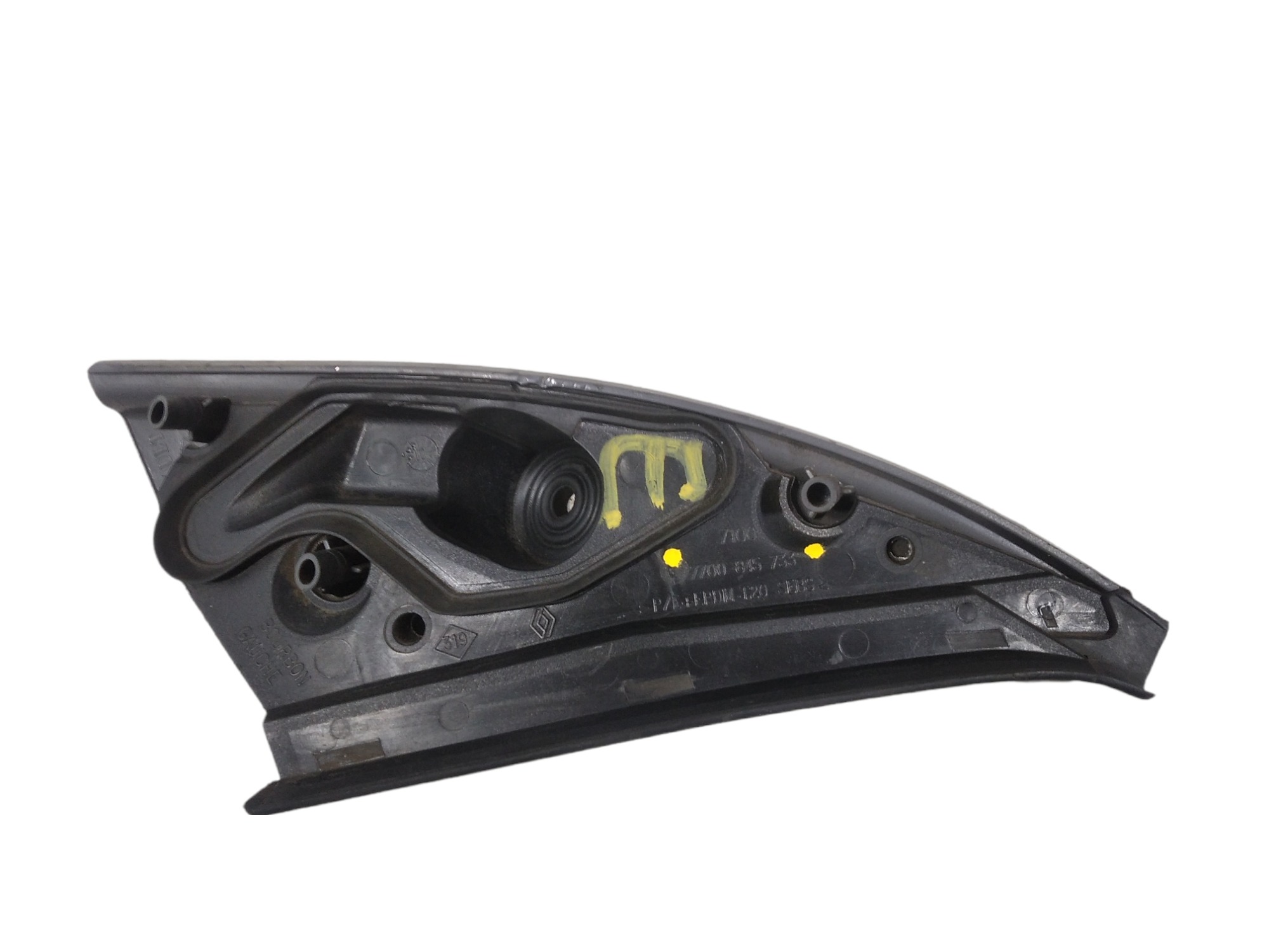 Acabamento Esquerdo Interno Retrovisor Renault Clio V236 Cinza 4