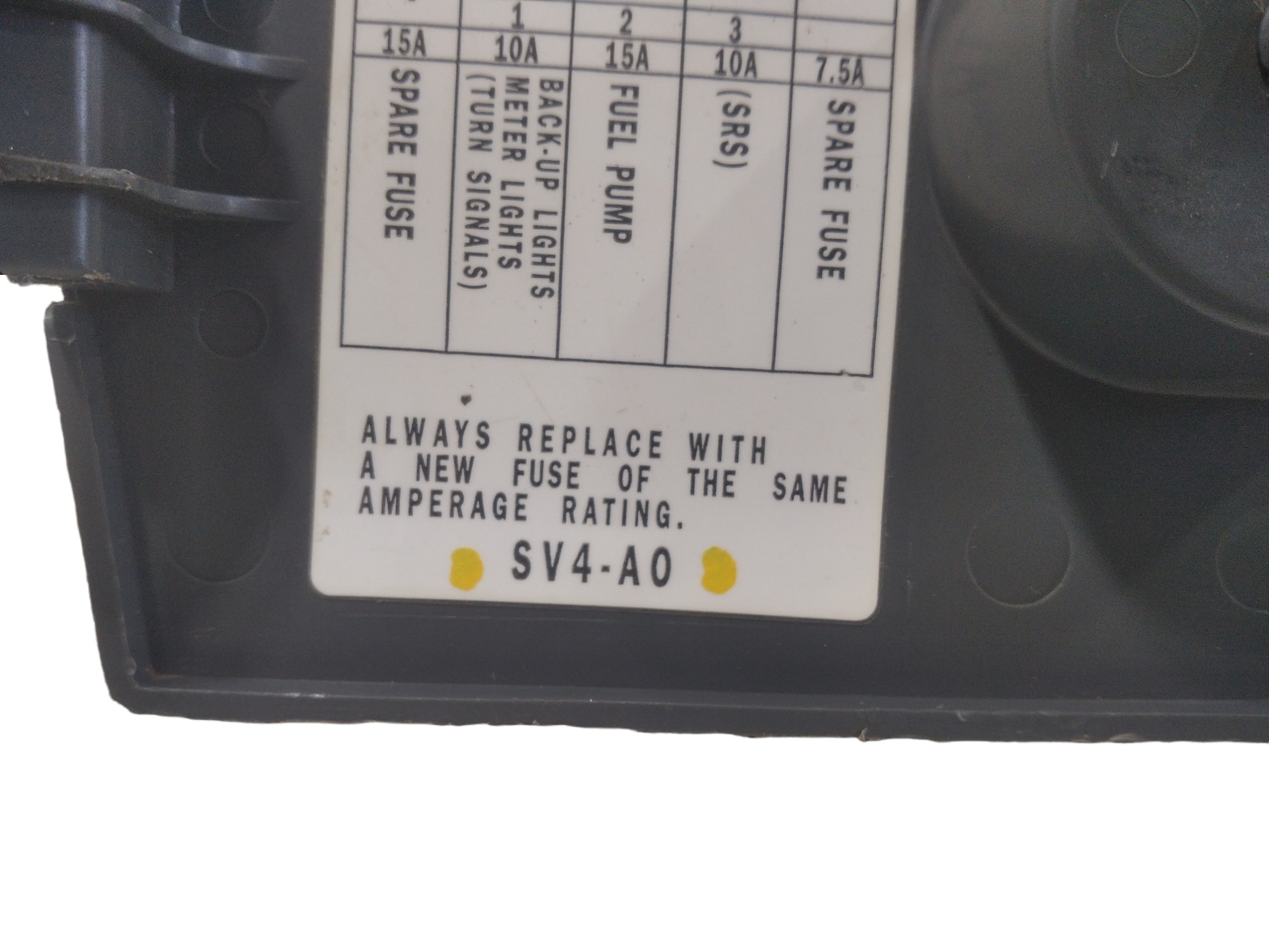 Tampa Caixa Fusível Honda Accord Lx 1994 Sv4-a0 V448 6