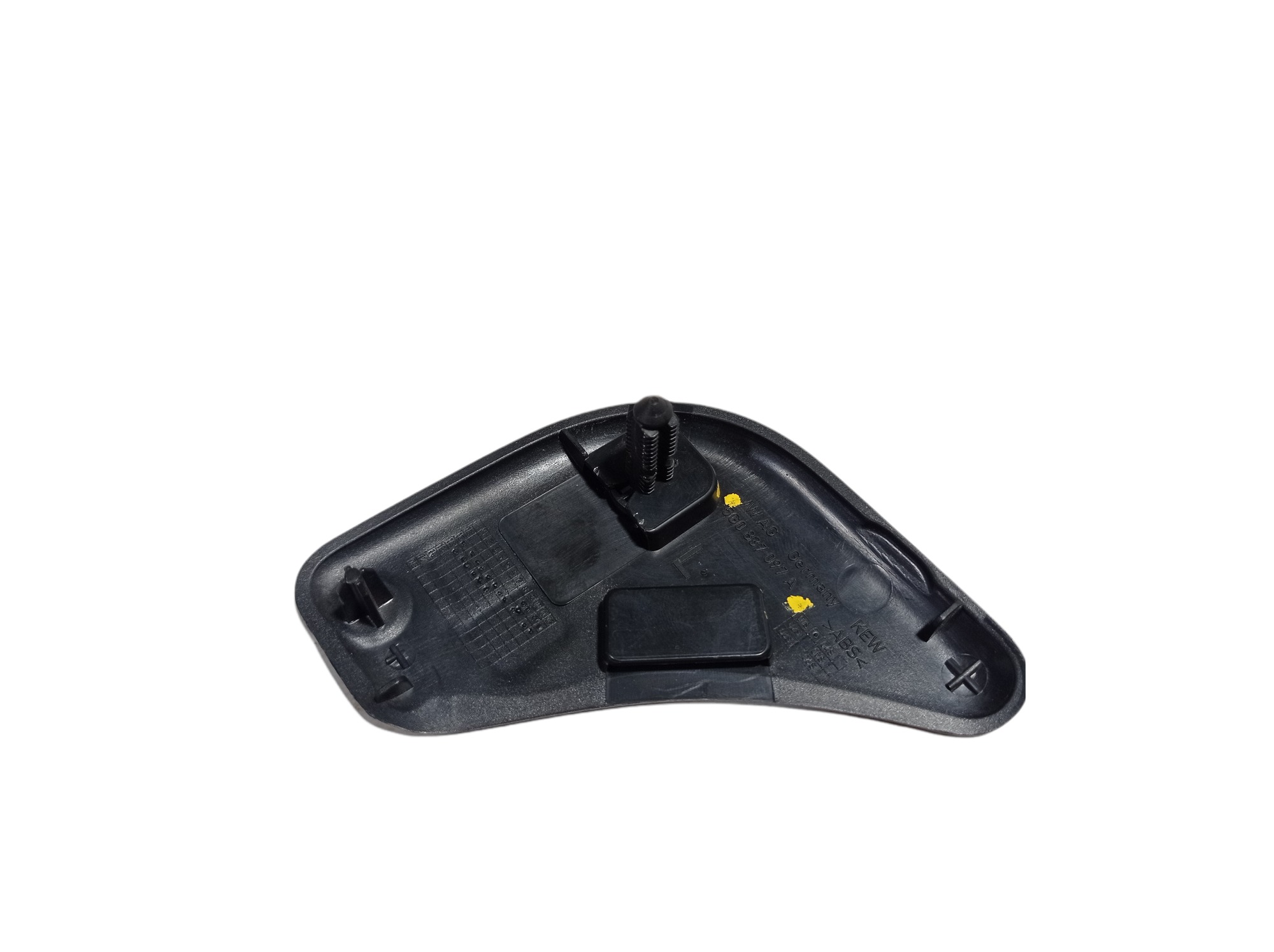 Acabamento Interno Retrovisor Esquerdo Golf Gti 2015 V265 Preto 2