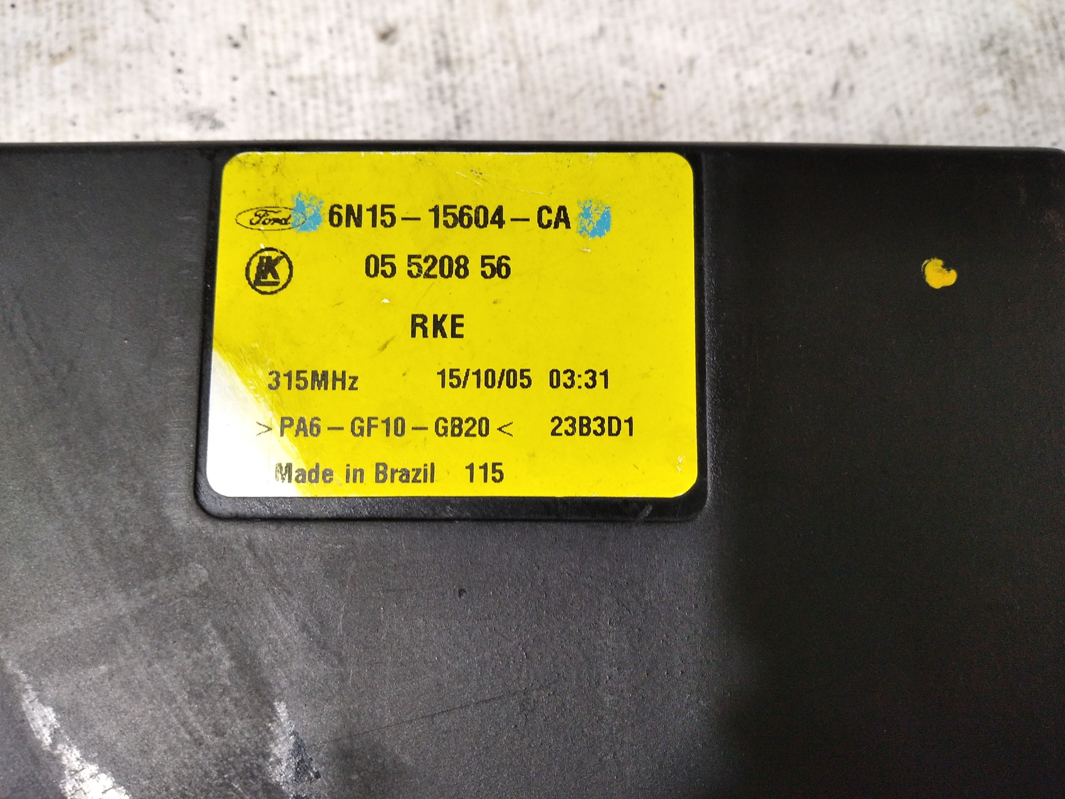 Módulo Conforto Ford Ecosport 6n1515604ca 2010 V19 2