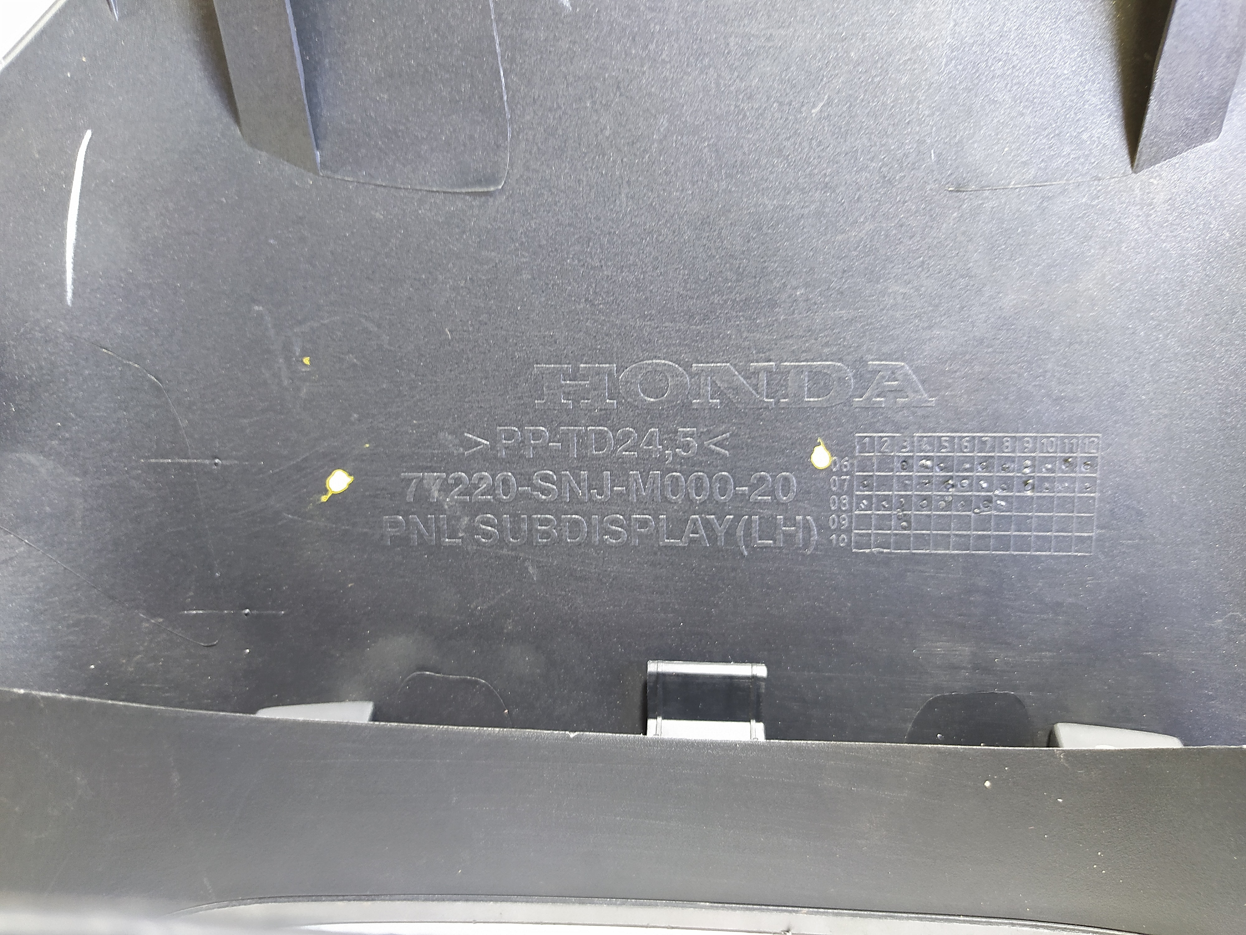Moldura Painel Honda New Civic 2007 11 77220snjm00020 Vl 10
