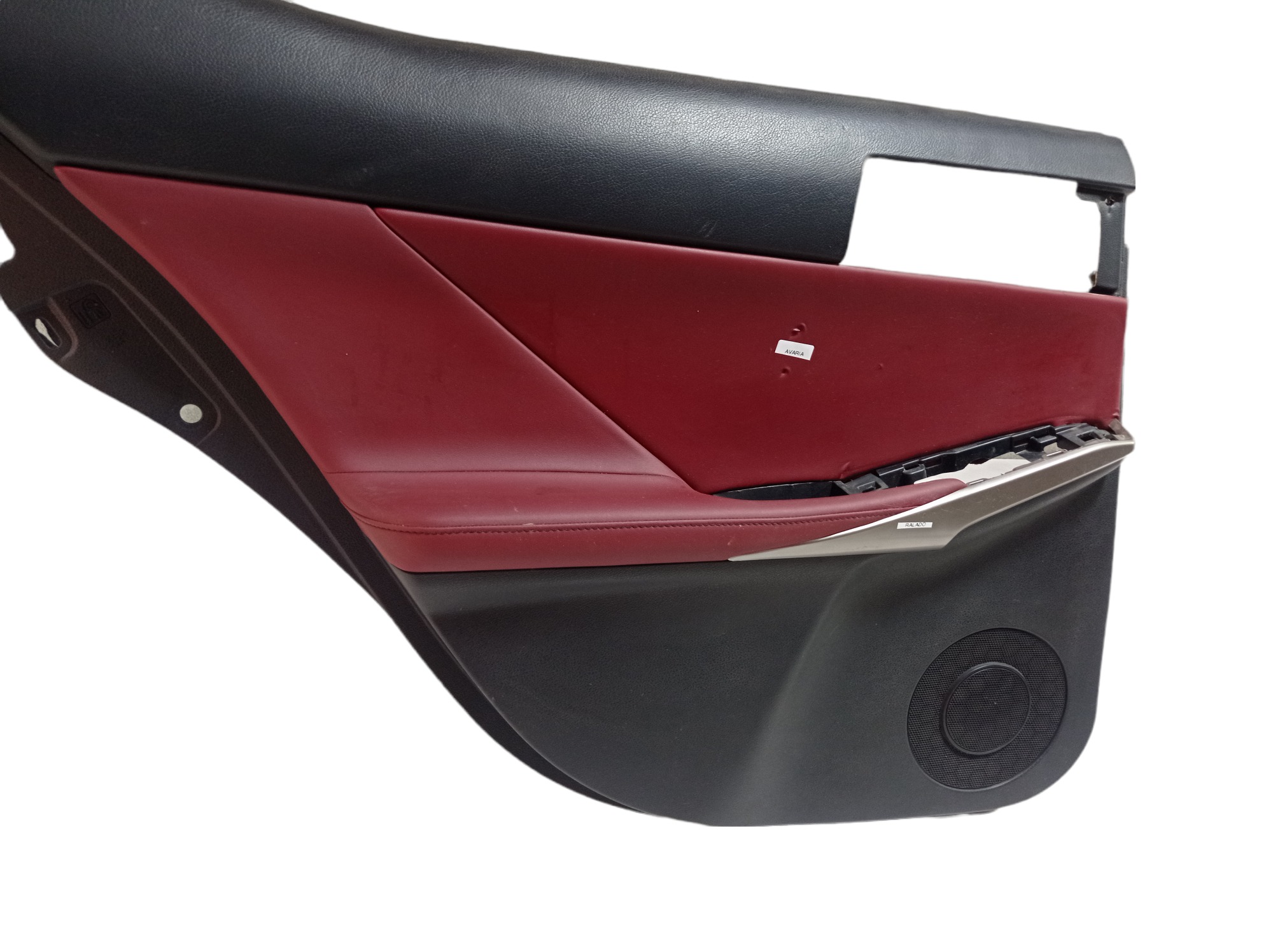 Forro Porta Traseira Esquerda Lexus Is 250 F Sport 2015 V434 Preto E Vinho 4