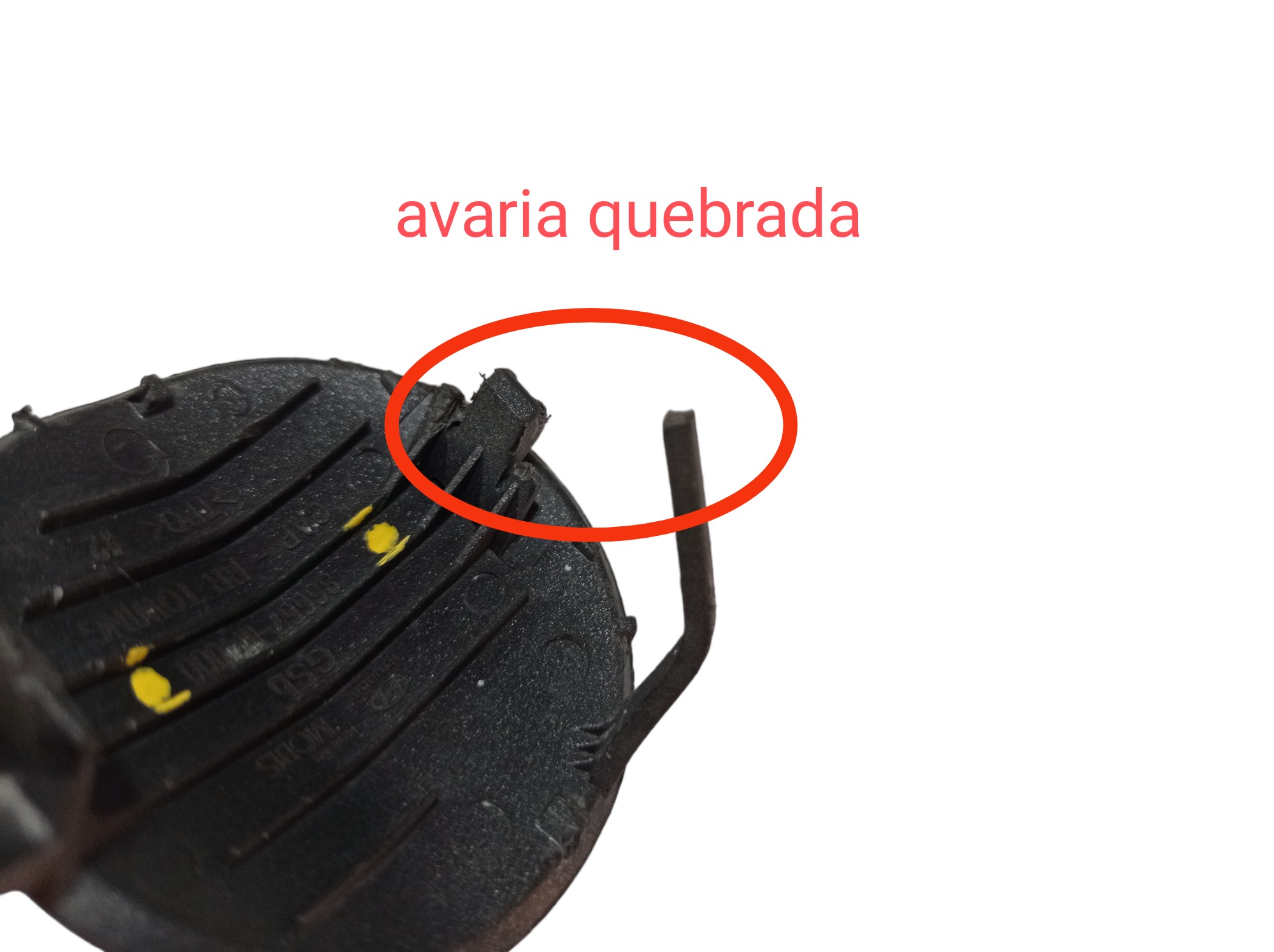 Tampão Reboque Parachoque Traseiro Honda Accord 2011 V557 4