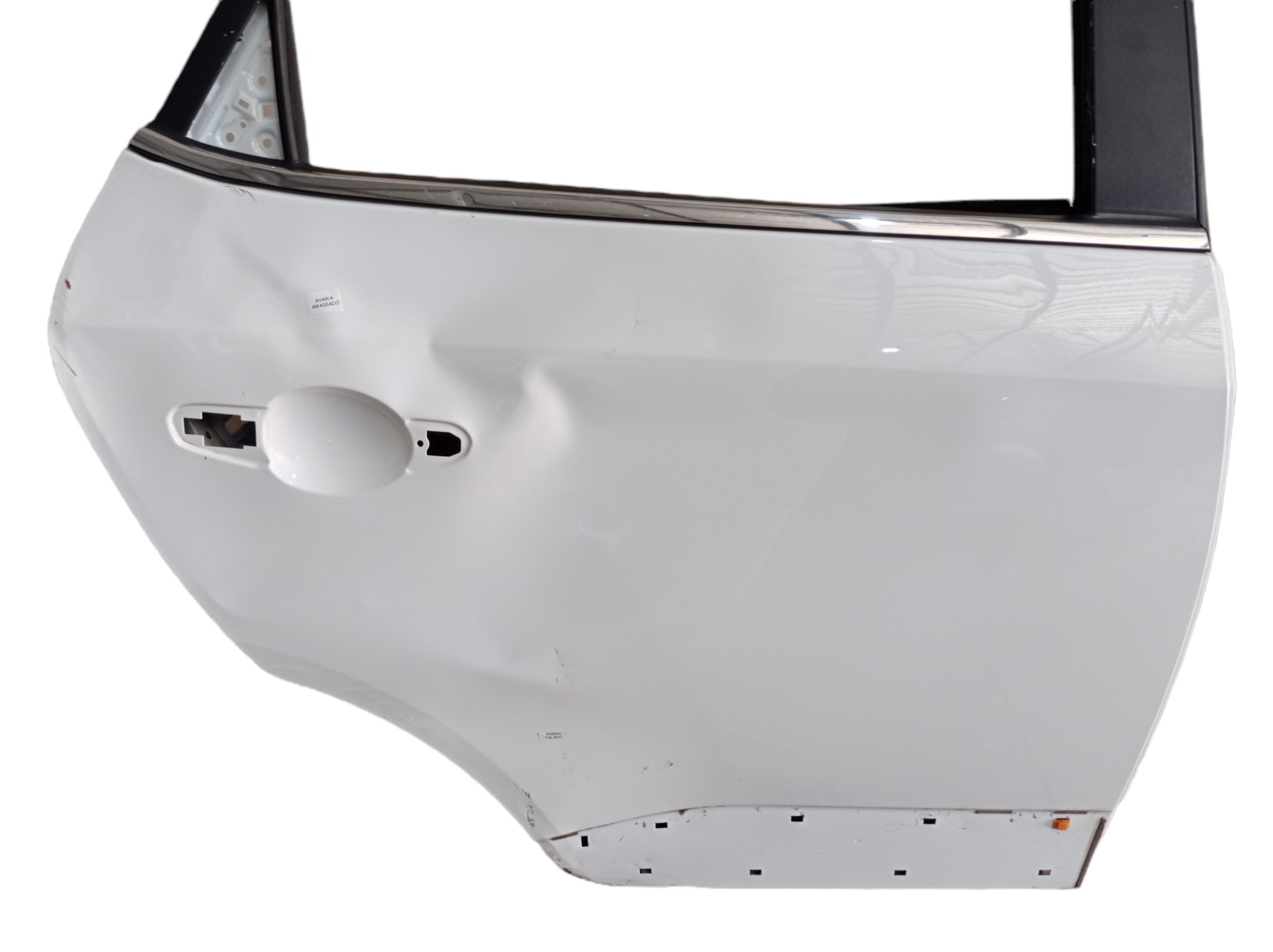 Porta Traseira Direita Jac T6 2.0 16v 2016 V475  Traseira Direita Branco 7