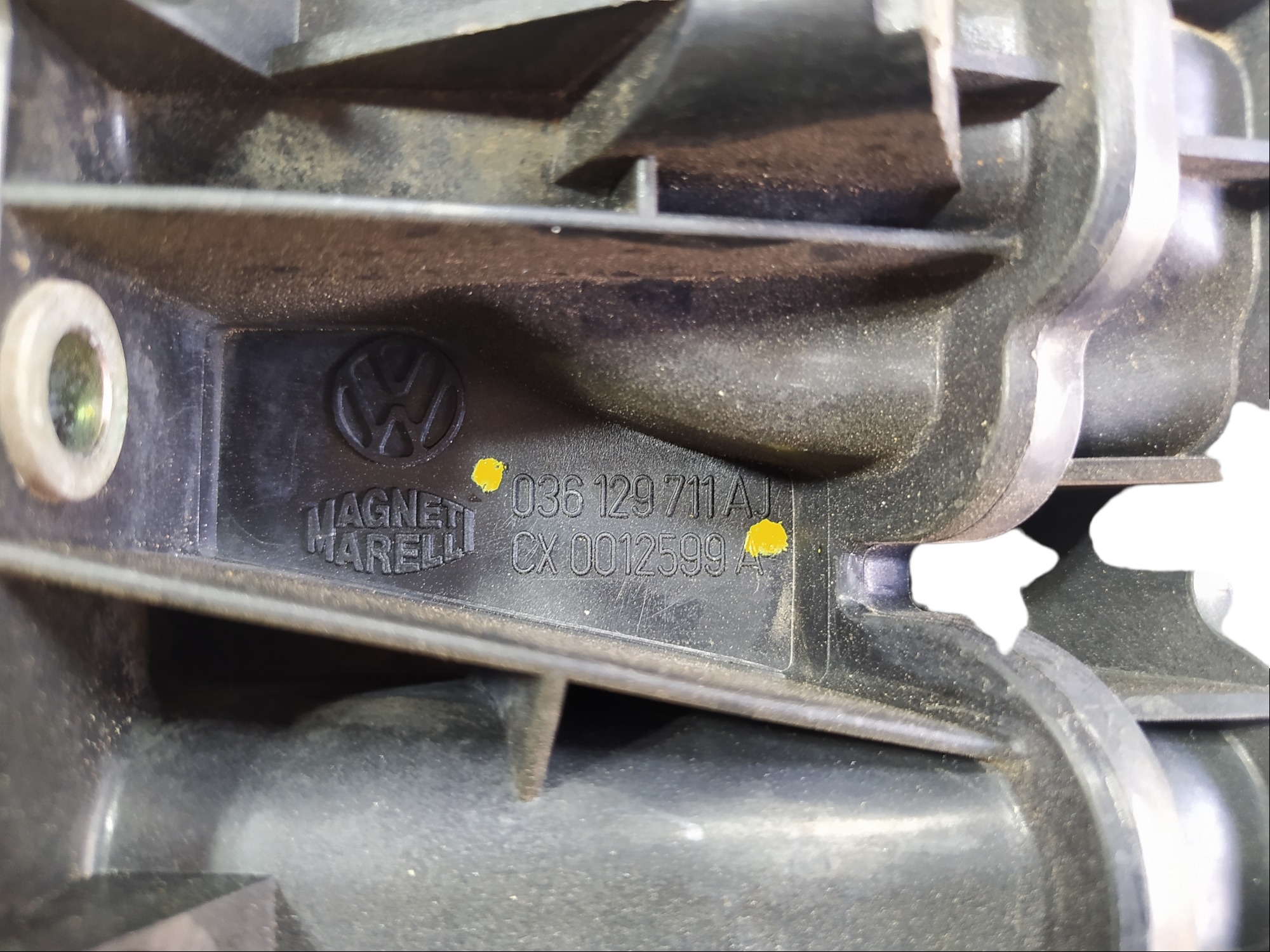 Coletor De Admissao Vw Gol G2 G3 1.0 16v 2002 036129711aj 5