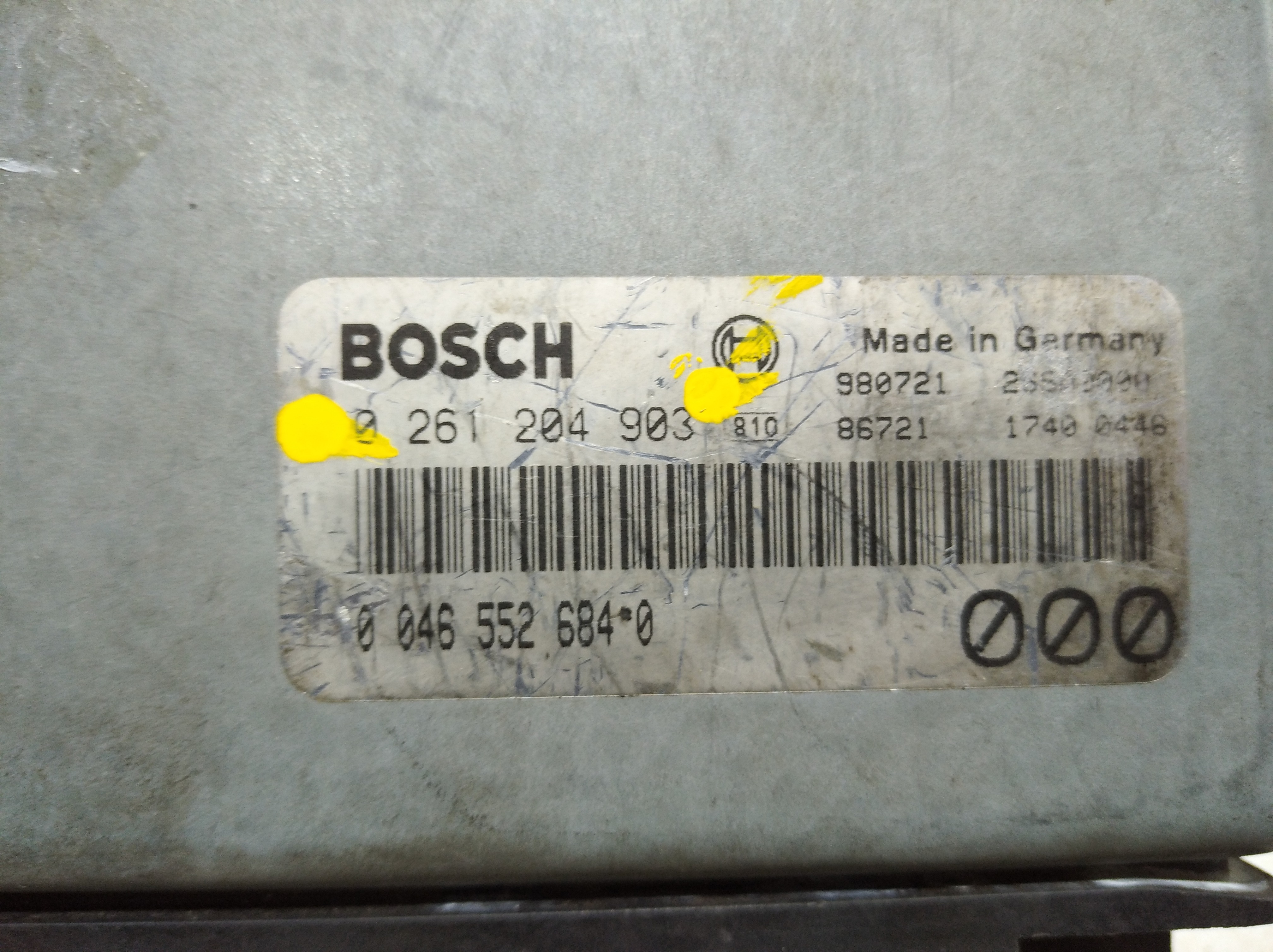 Modulo Injeçao Fiat Marea 2.0 0261204903 V83 6