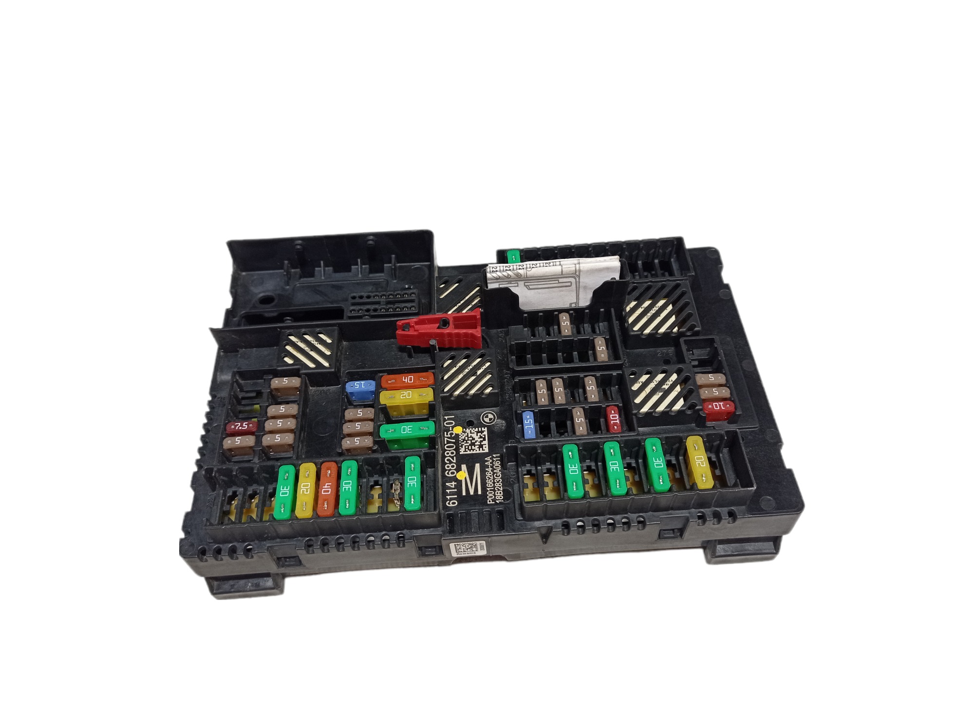 Caixa  Fusível Porta Mala Bmw X4 30i 2019 6828075 V350 3
