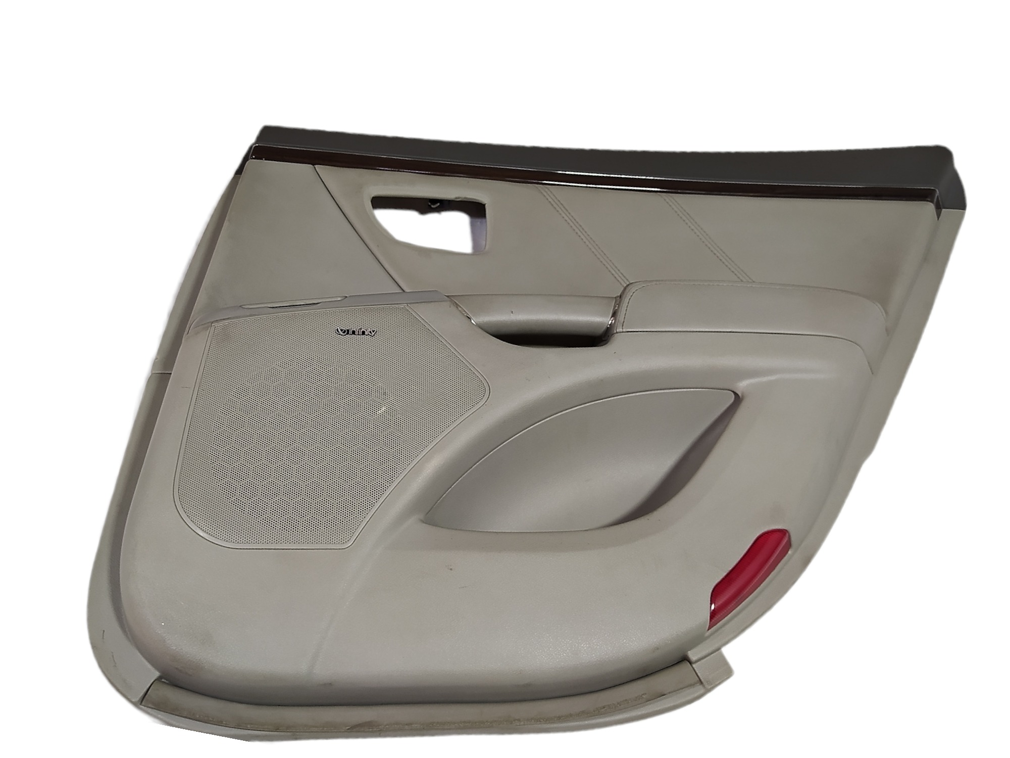 Forro Porta Traseira Direita Hyundai Azera Gls 2010 V459 Cinza Com Acabamento Acrilico Amadeirado 5