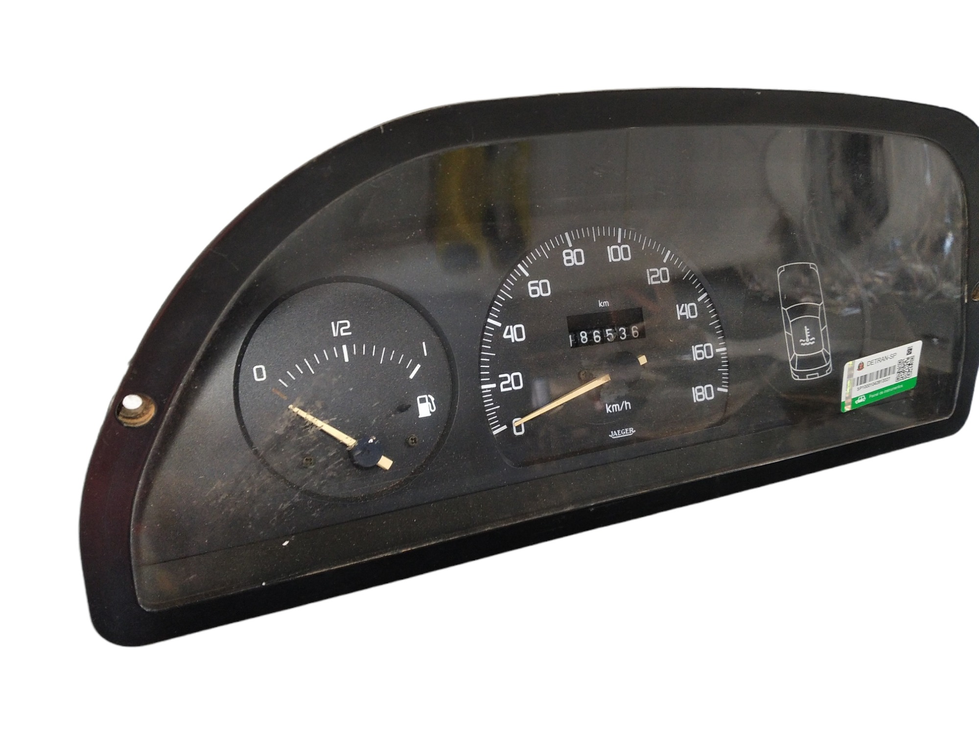 Painel De Instrumentos Fiat Fiorino 1996 51488001 D Preto 3
