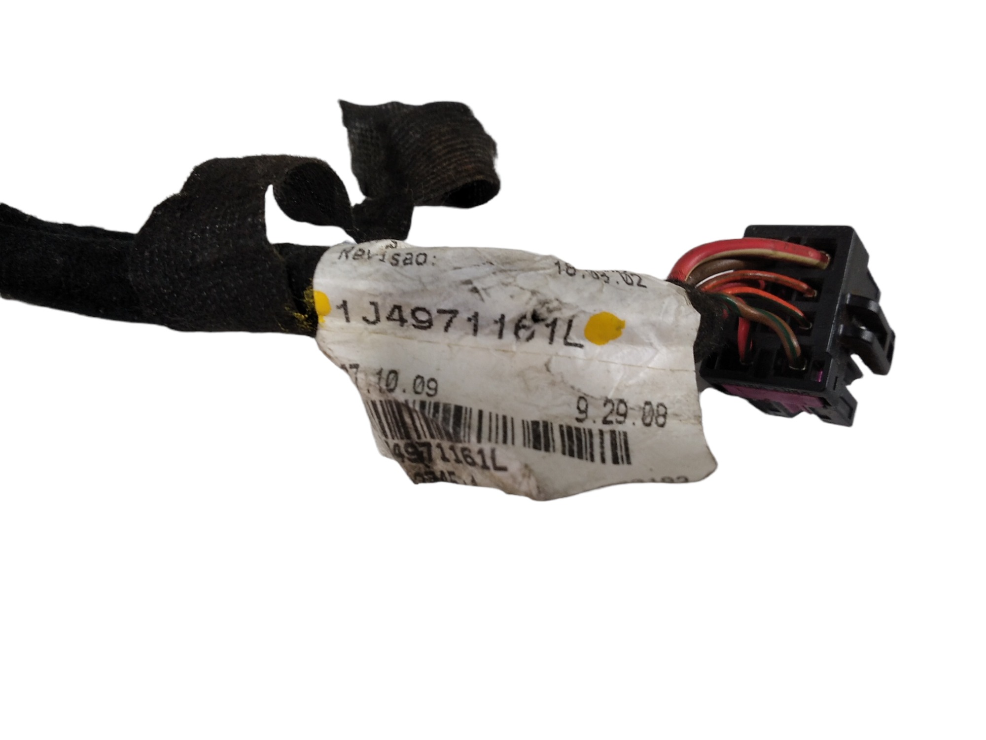 Chicote Porta Traseira Esquerda Vw Golf Sportline 2009 V435 8