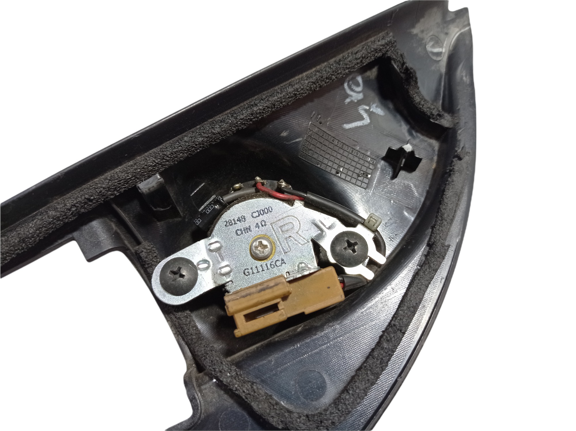 Acabamento Interno Retrovisor Direito Jac J3 2012 V122 Preto 5