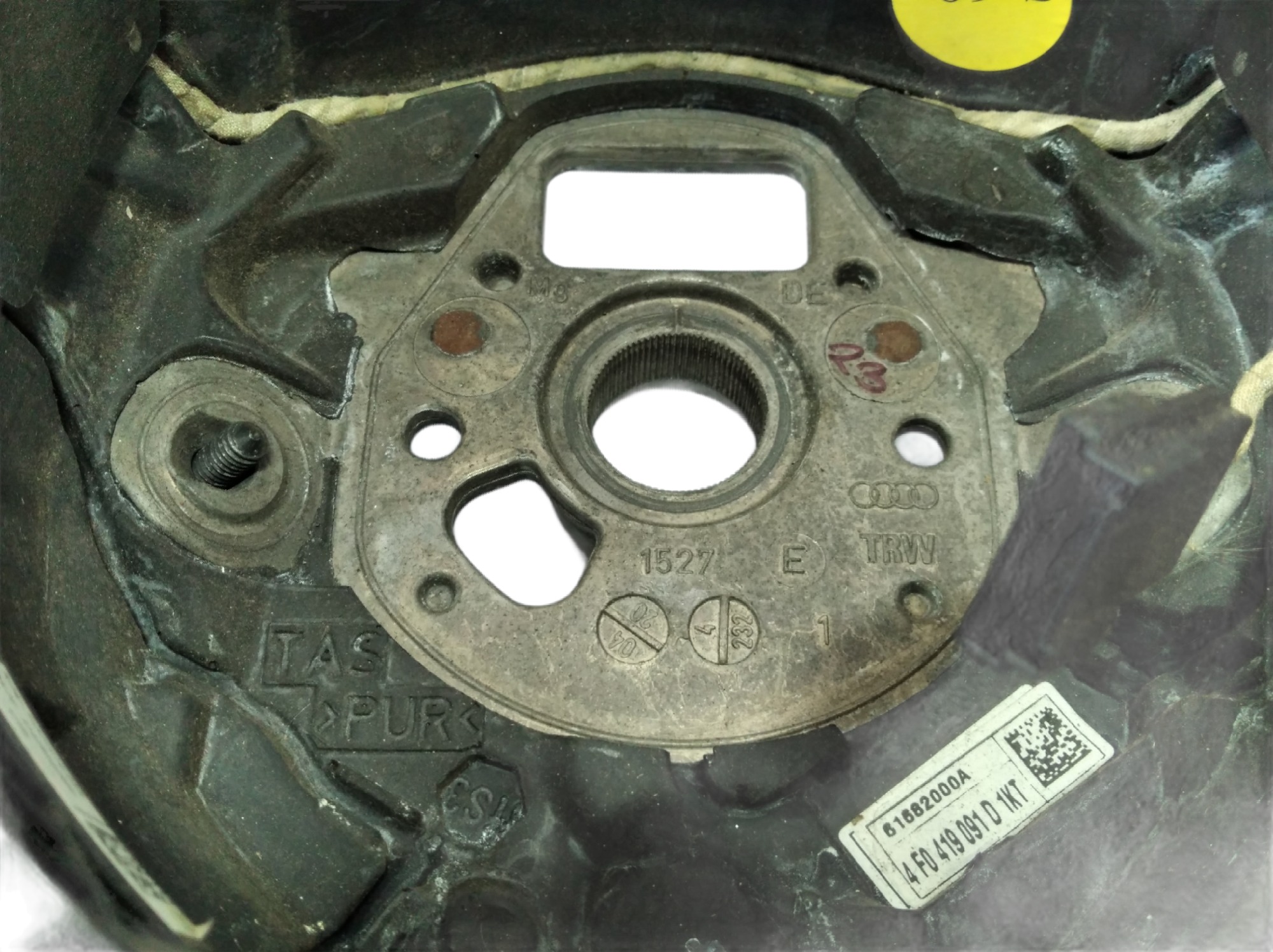 Volante Audi A6 2005 Com Comando De Som E Borboleta V29 Preto 2