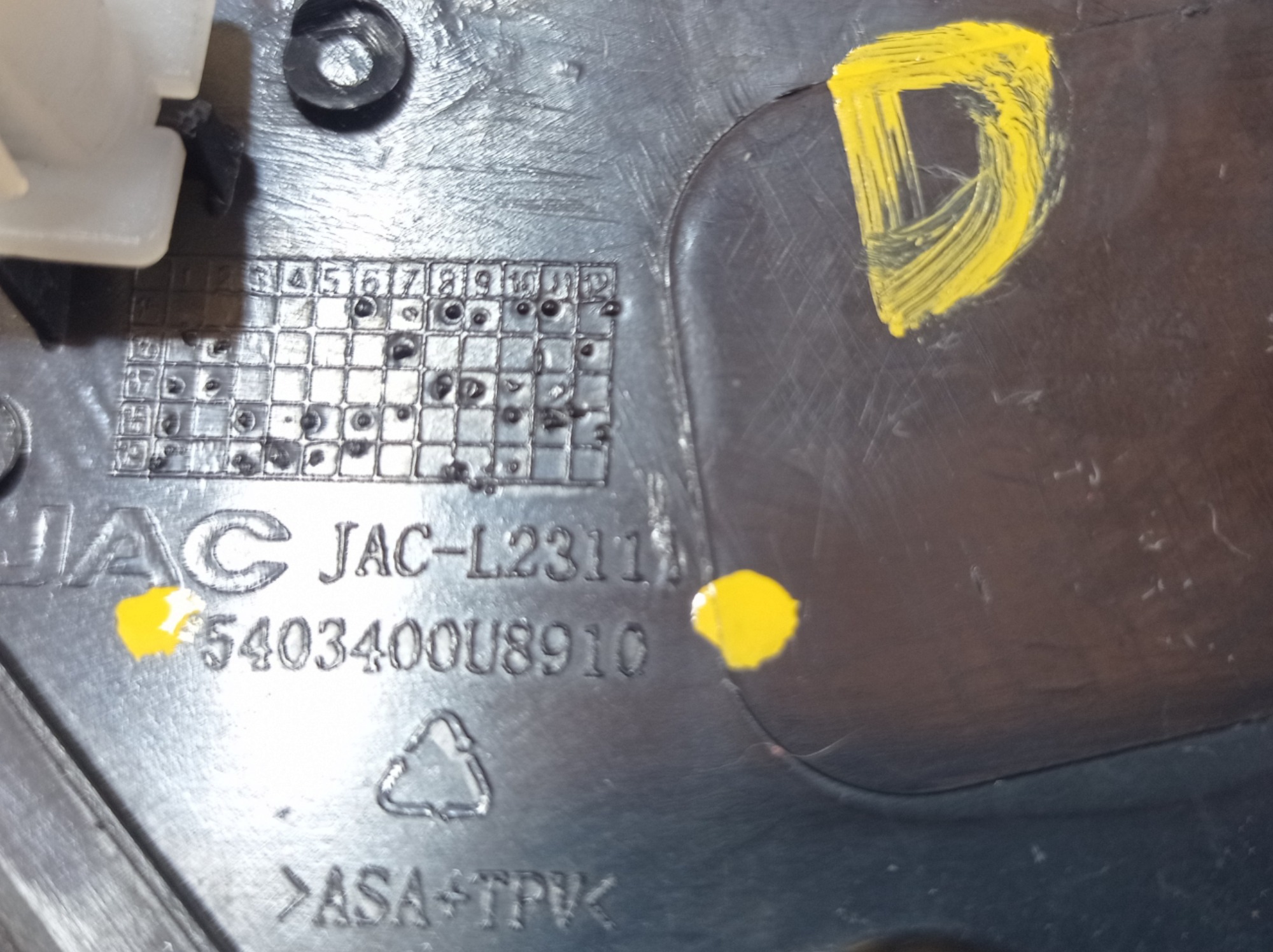 Acabamento Interno Retrovisor Direito Jac T40 2020 V549 6