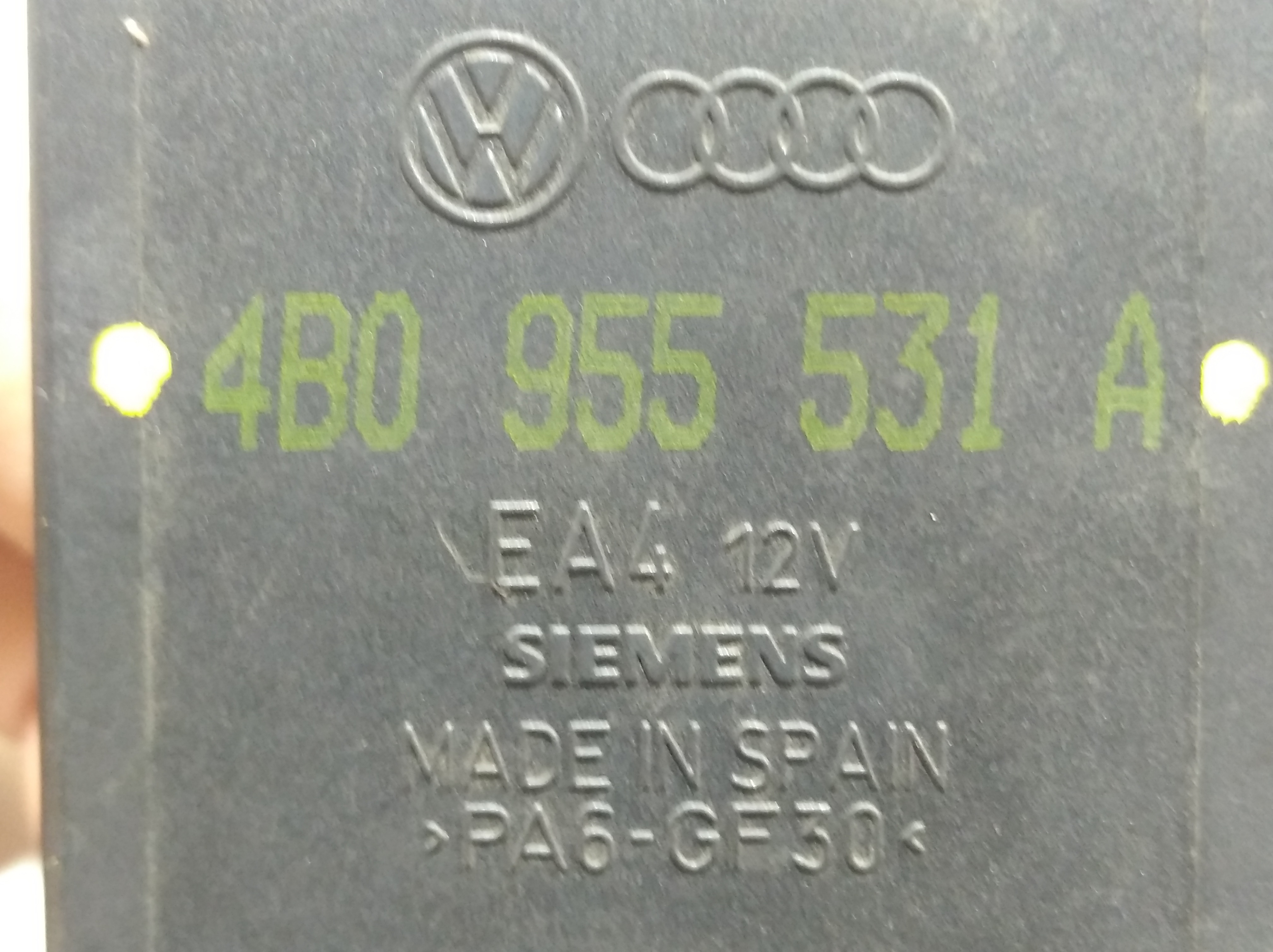 Modulo Rele Limpador Golf Passat Bora Audi A3 4b0955531a V2 7