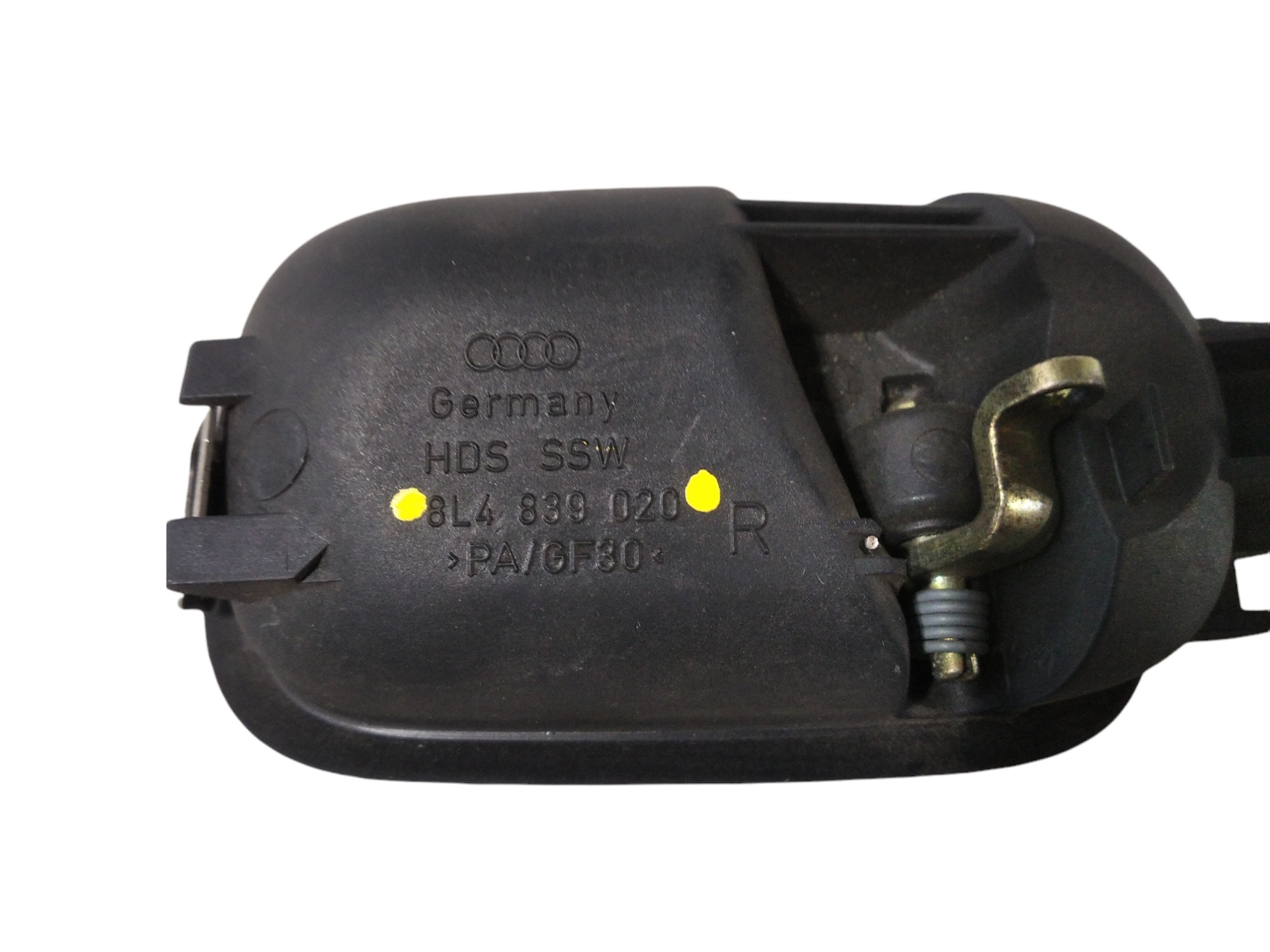 Maçaneta Interna Traseira Direita Audi A3 2001 V51 Preto 8