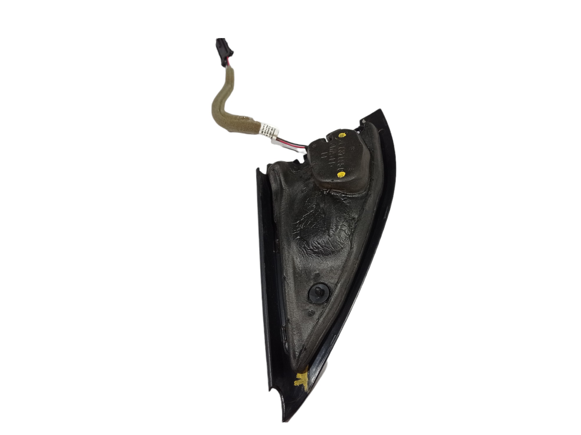 Acabamento Interno Retrovisor Esquerdo Vw Golf 2009 V435 Preto 1
