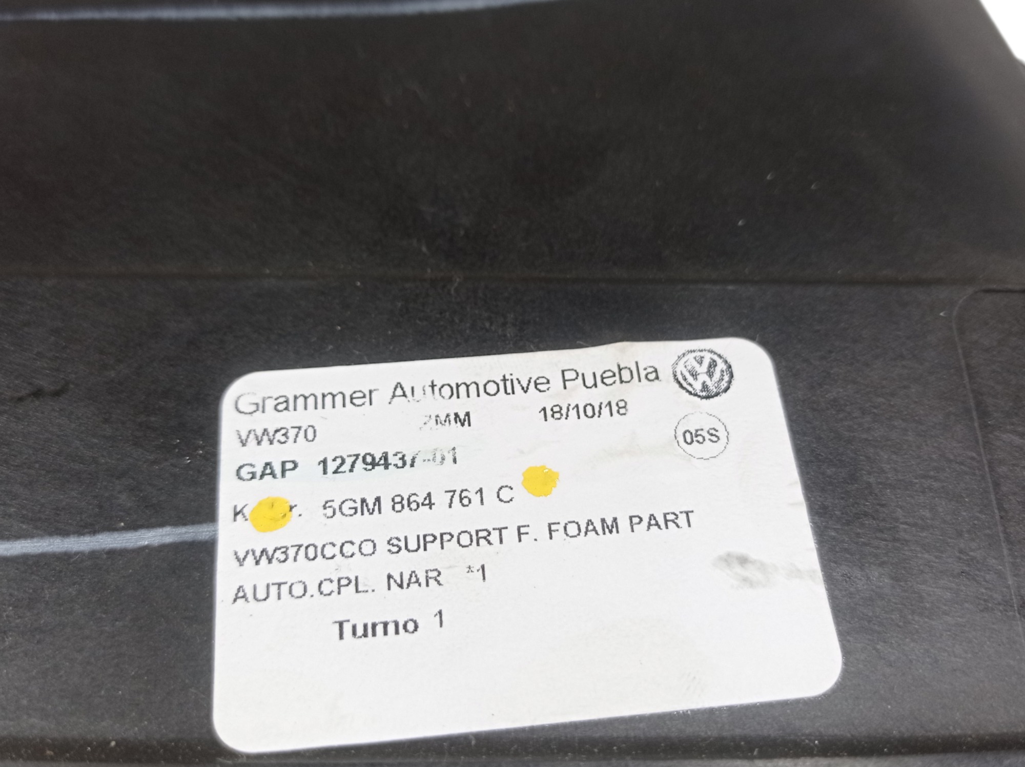 Suporte Do Câmbio Vw Golf Gti 2019 5gm864761c V563 5