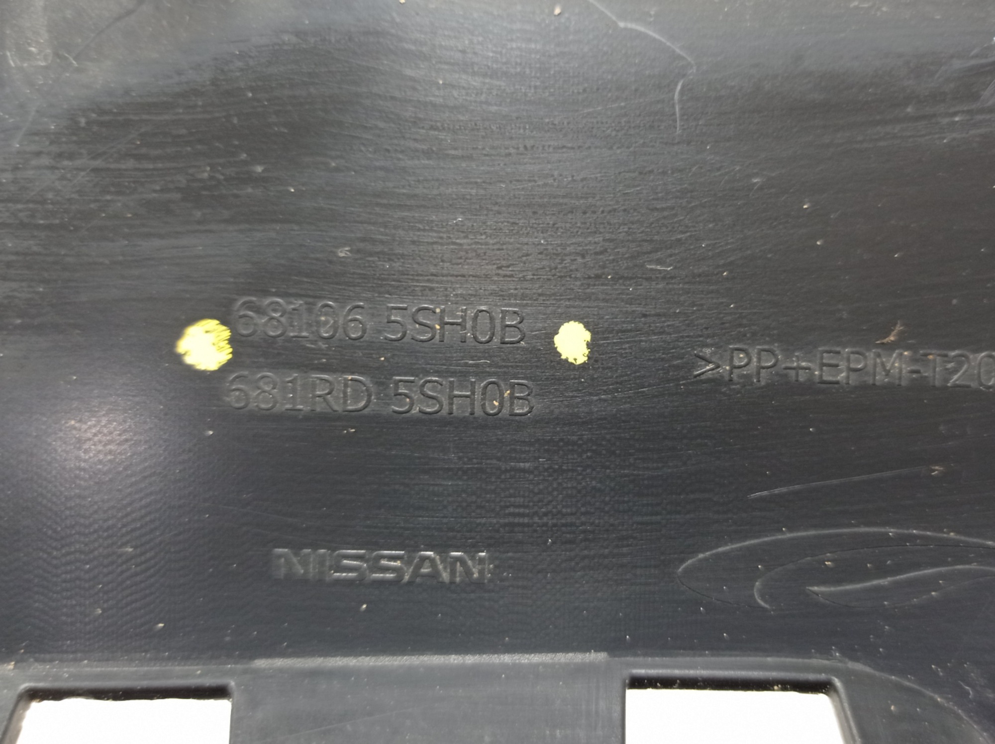 Acabamento Inferior Painel Nissan Leaf 2019 681065sh0b V488 9