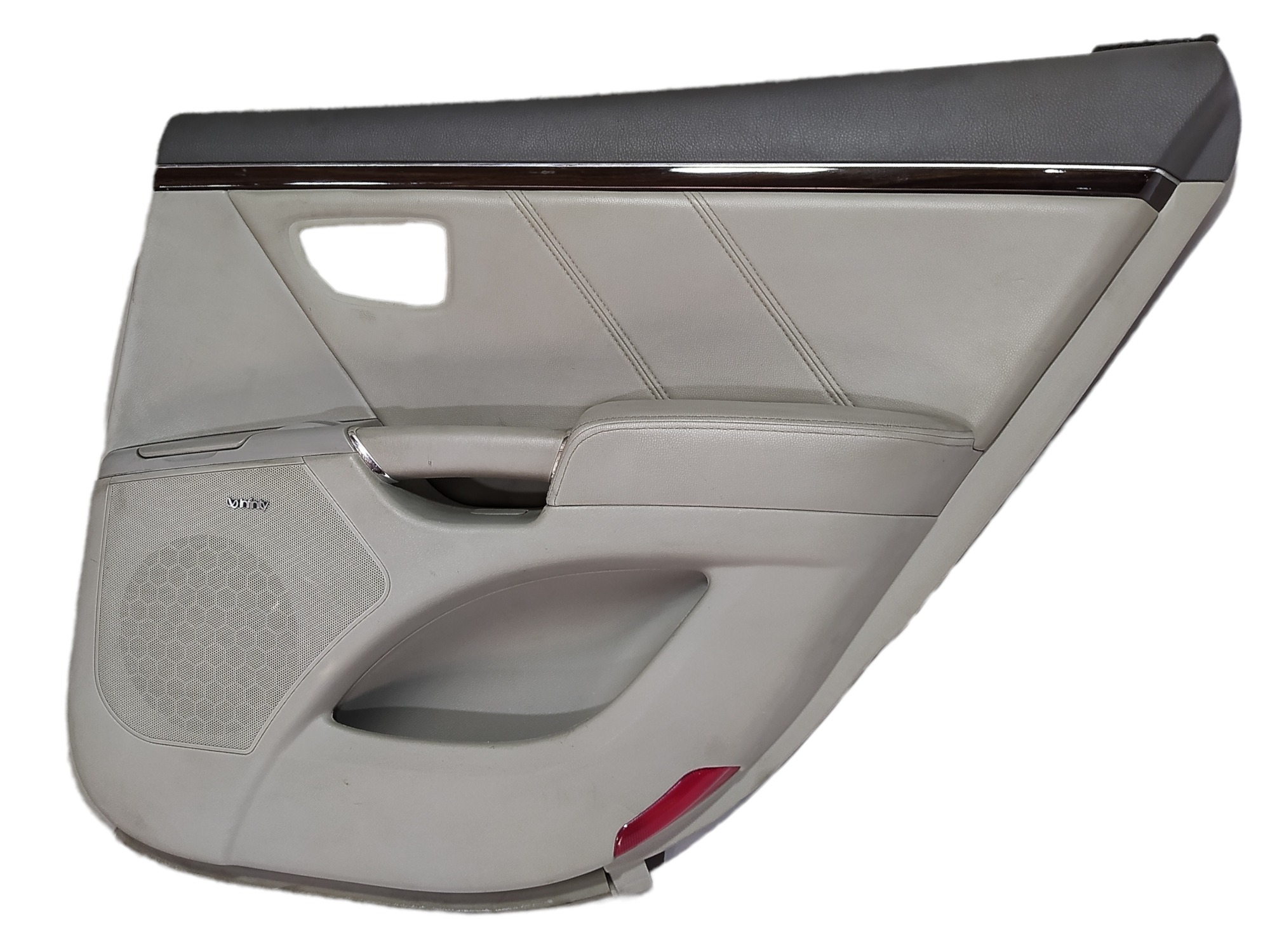 Forro Porta Traseira Direita Hyundai Azera Gls 2010 V459 Cinza Com Acabamento Acrilico Amadeirado 7