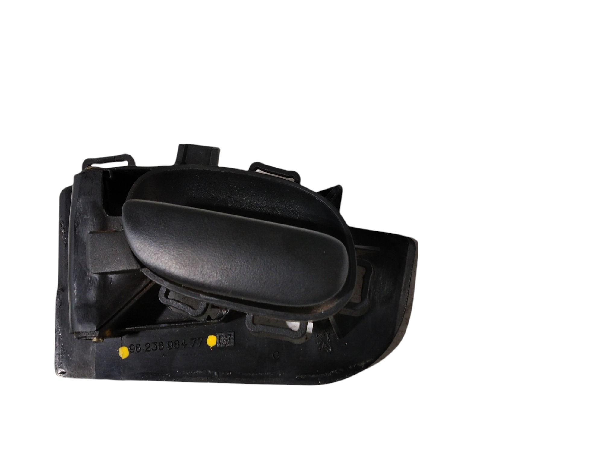 Maçaneta Interna Traseira Esquerda Peugeot 207 9623698477 Preto 2