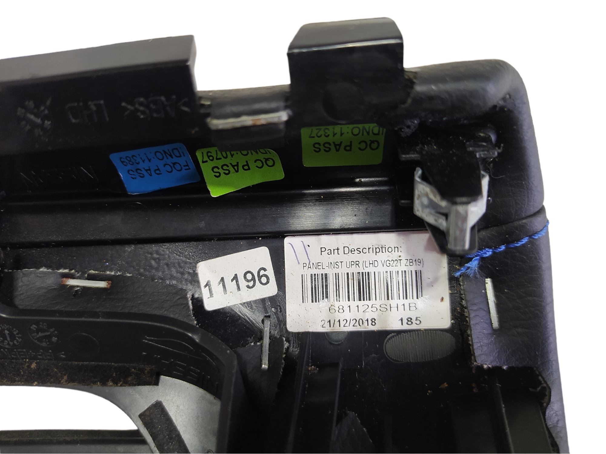 Moldura Esquerda Saida De Ar Painel Nissan Leaf 2019 V488 8