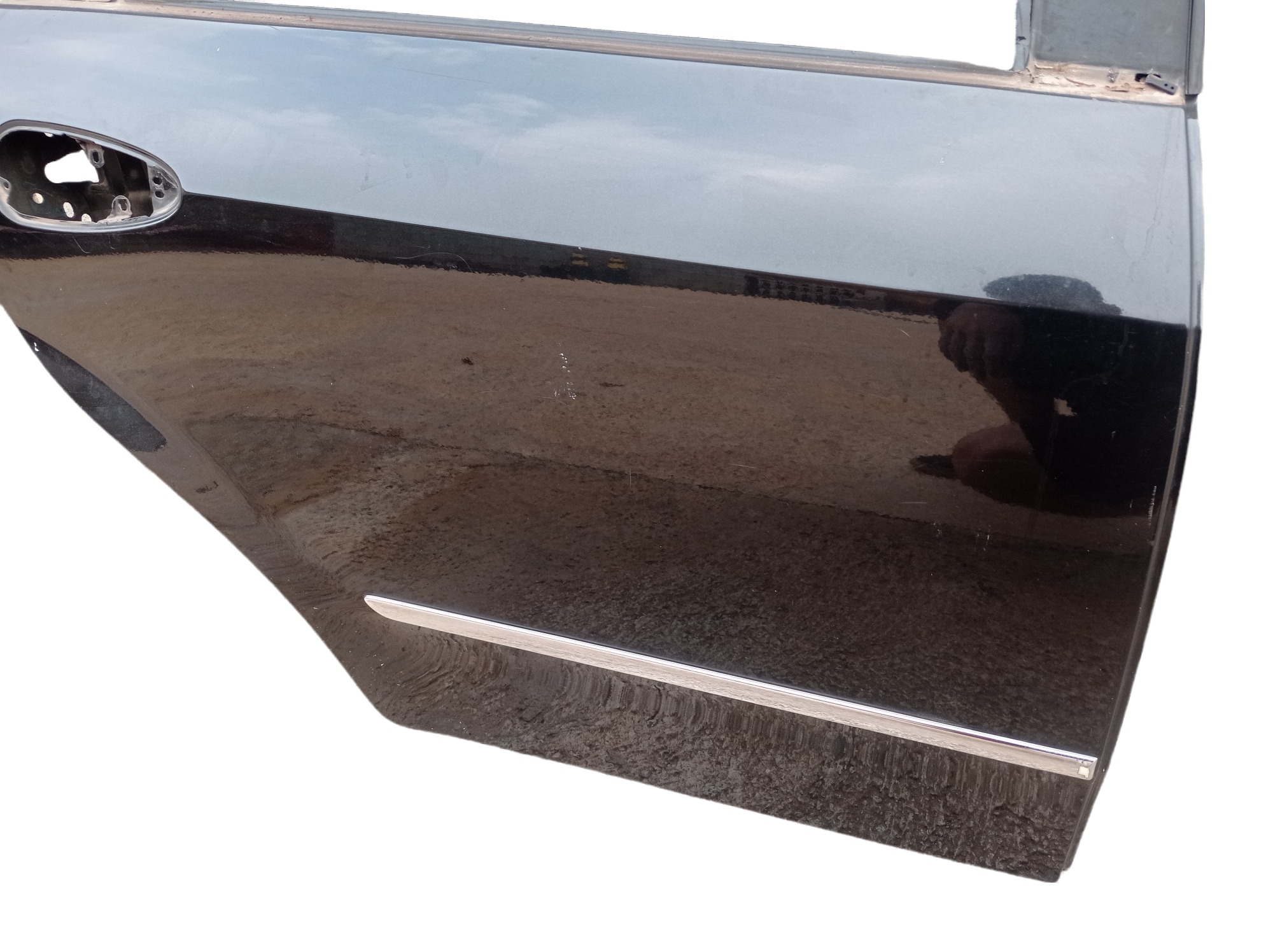 Porta Traseira Direita Fiat Linea 2009 2010 V433 Traseira Direito Preto 5