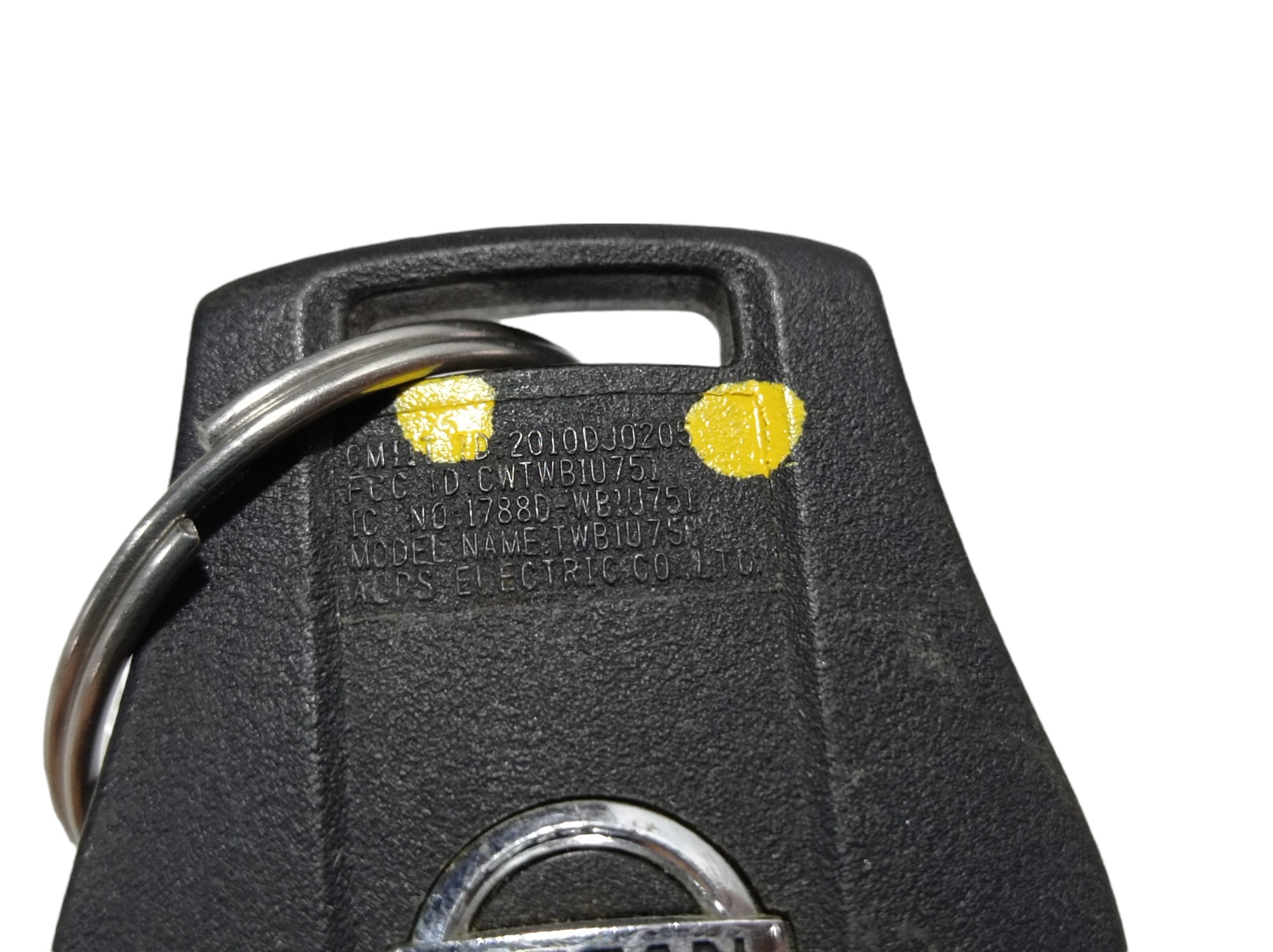 Chave Igniçao Controle Alarme Nissan 3 Botões 9