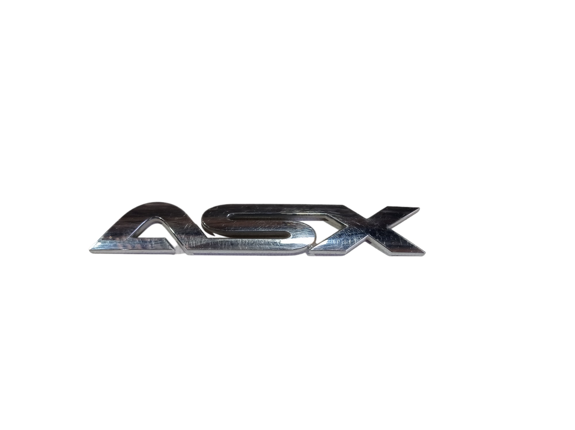 Emblema Asx  Tampa Traseira Mitsubishi Asx Cvt 2014 V574 Prata 6