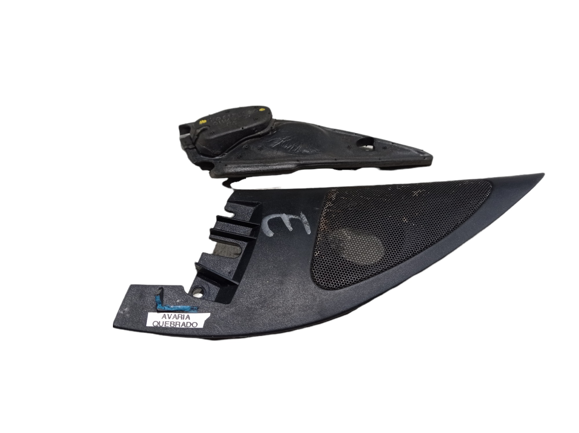 Acabamento Interno Retrovisor Esquerdo Vw Golf 1999 2012 V2 Preto 6