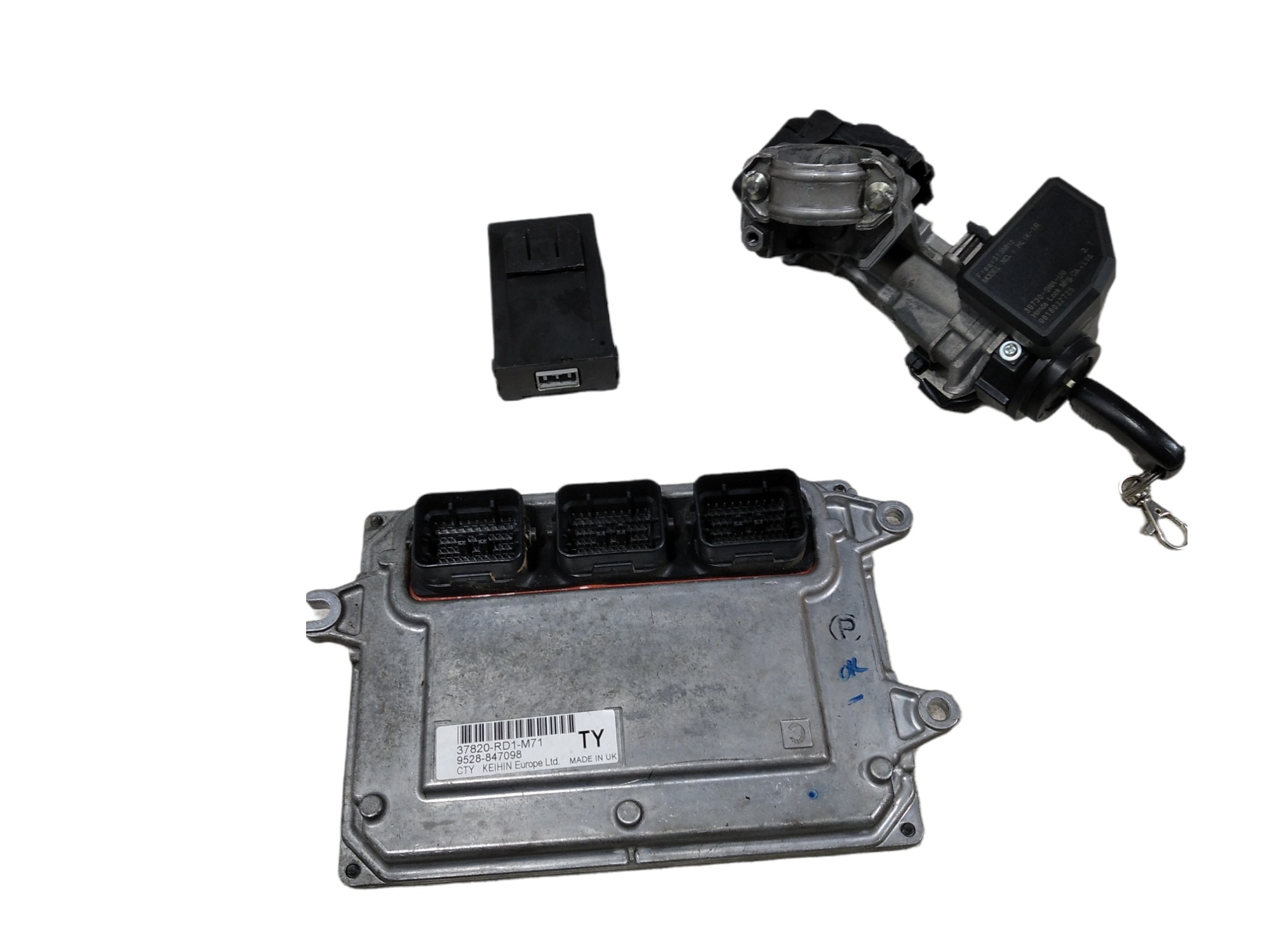 Kit Módulo Injeção Honda City 2010 37820rd1m71 V296 2
