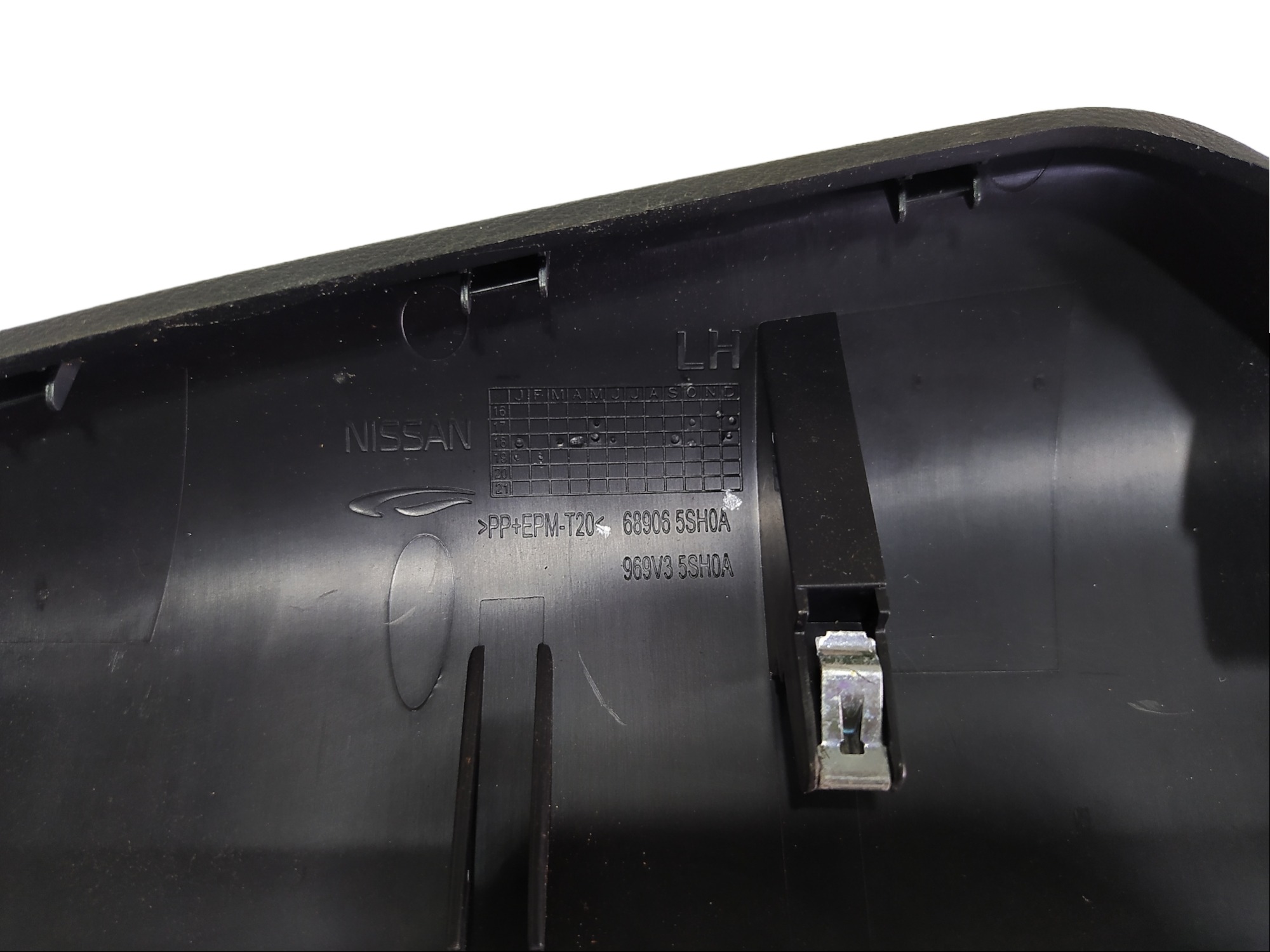 Moldura Esquerda Acabamento Console Nissan Leaf 2019 V488 10