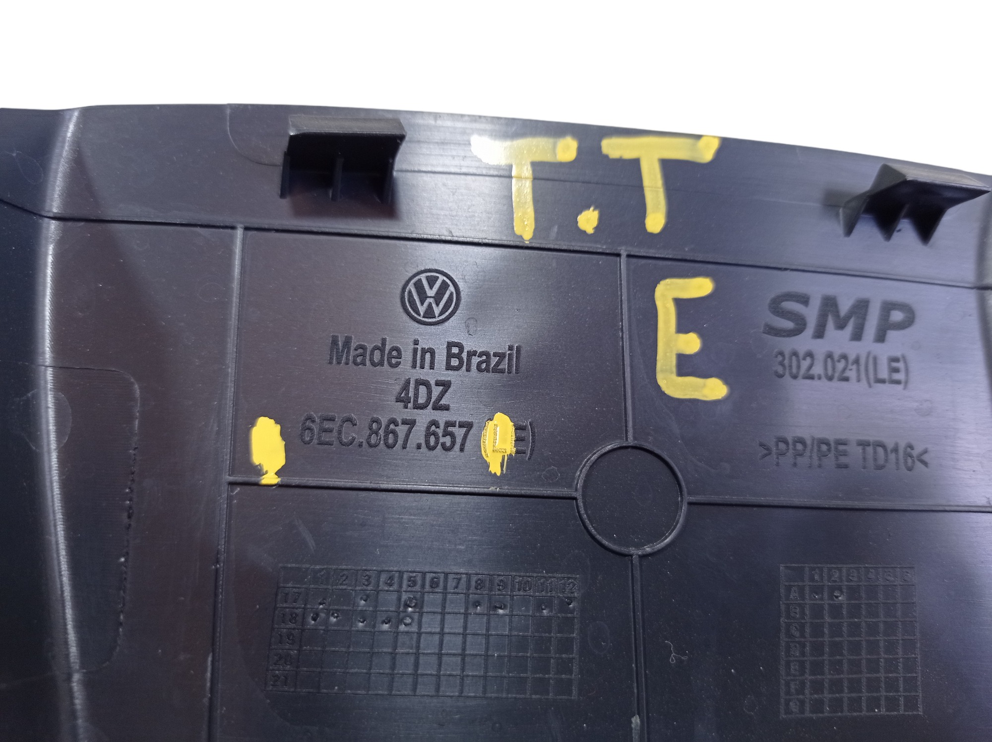 Tampa Forro Esque Tampa Traseira Vw Virtus 2017 A 2021 V559 6