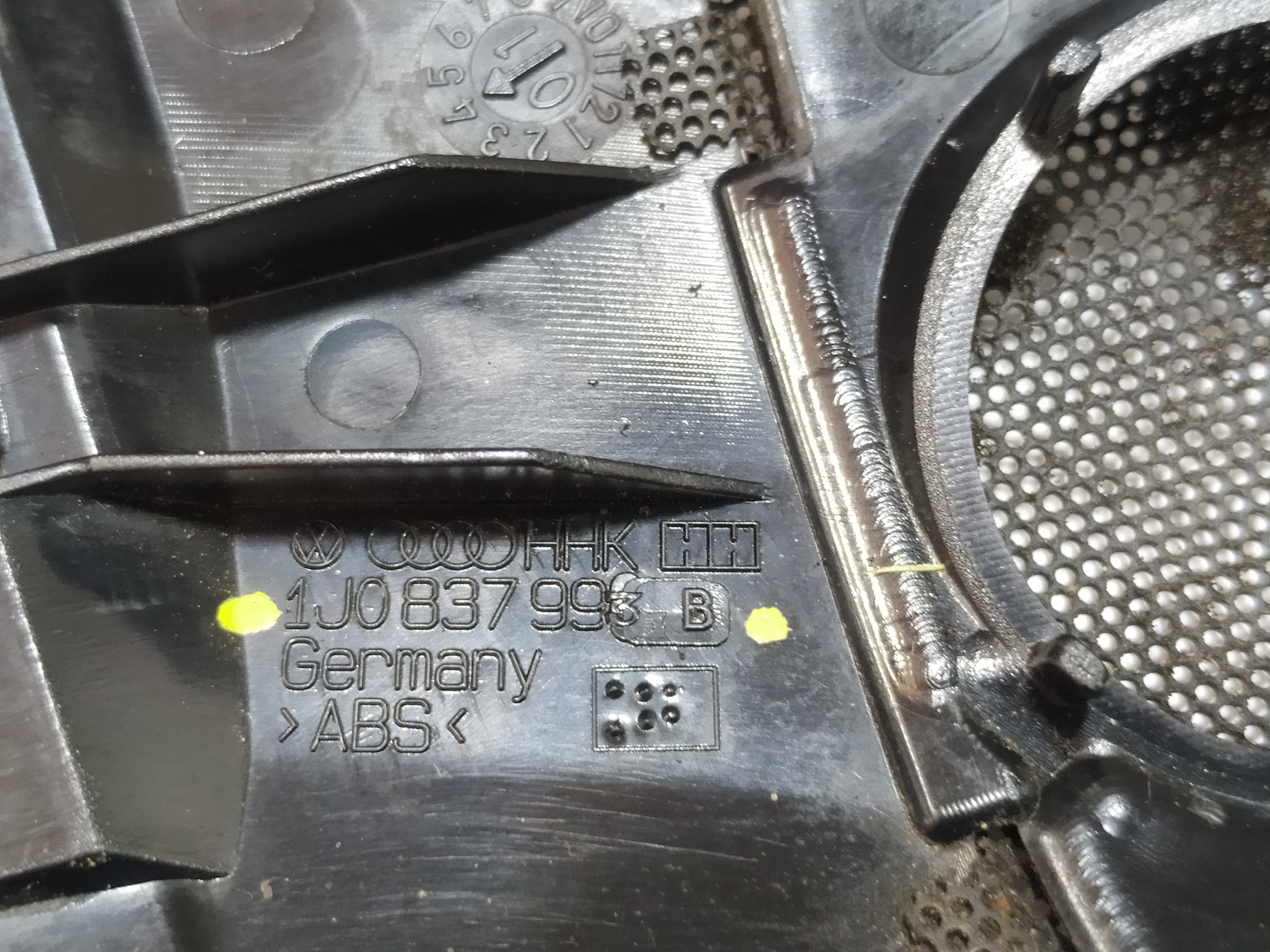 Acabamento Retrovisor Esquerdo Vw Golf 2002 V364 Preto 8