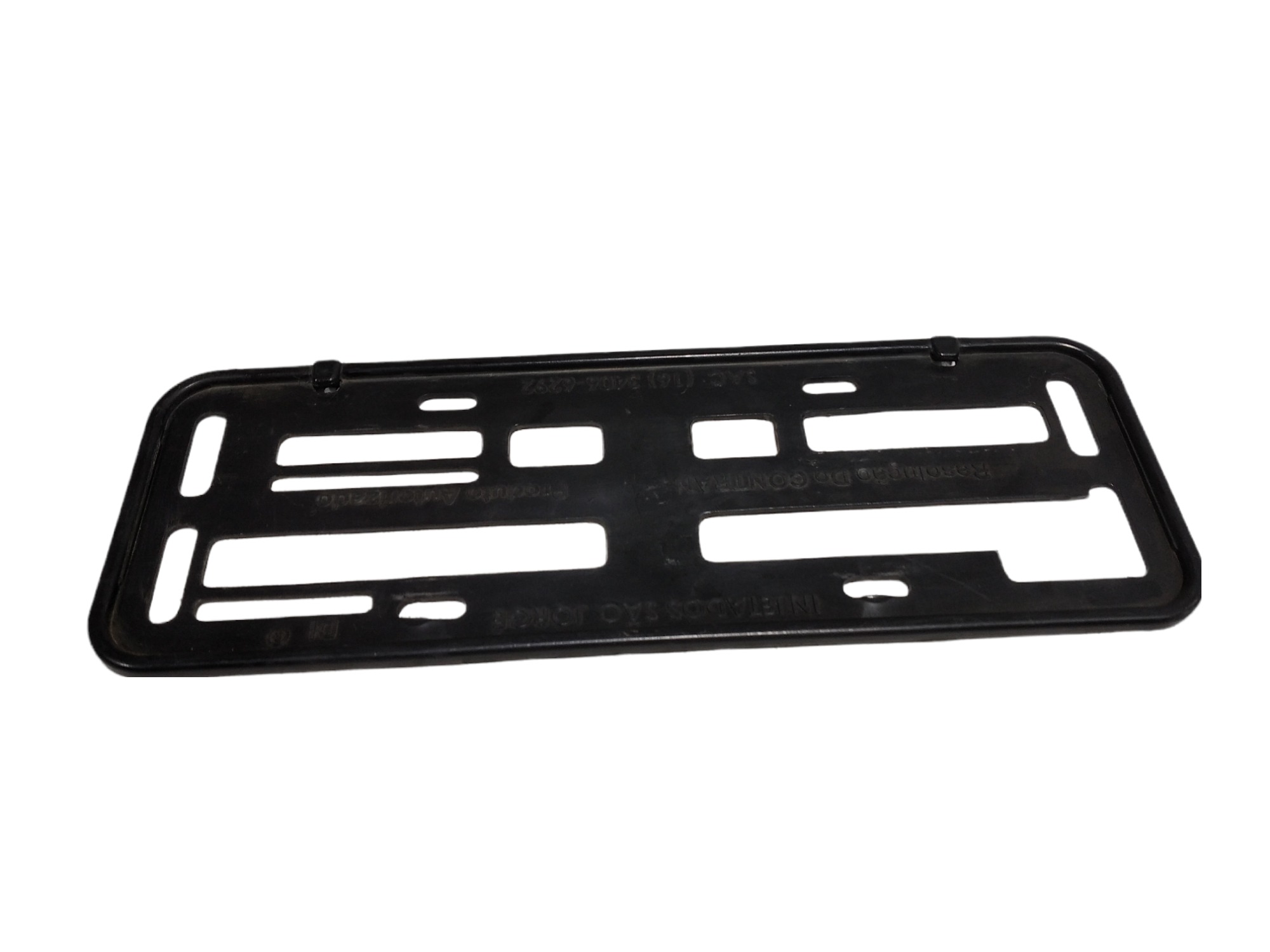 Suporte Placa Dianteira Mitsubishi Outlander 2015 V337 Preto 1