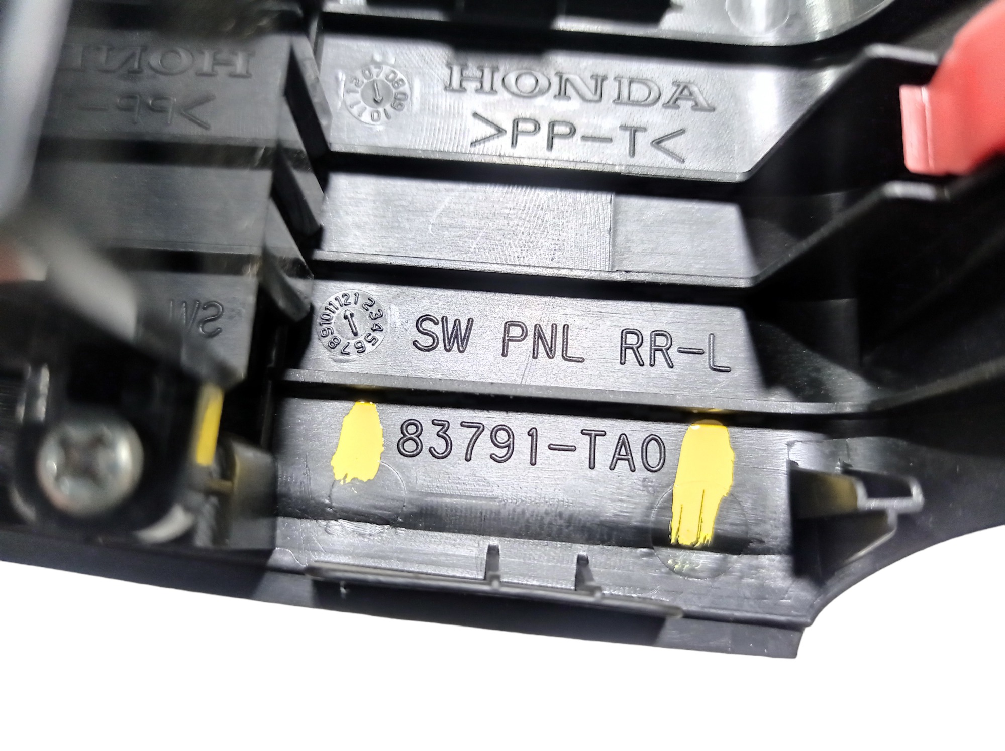 Botão Vidro Porta Traseira Esquerda Honda Accord 2011 V557 4