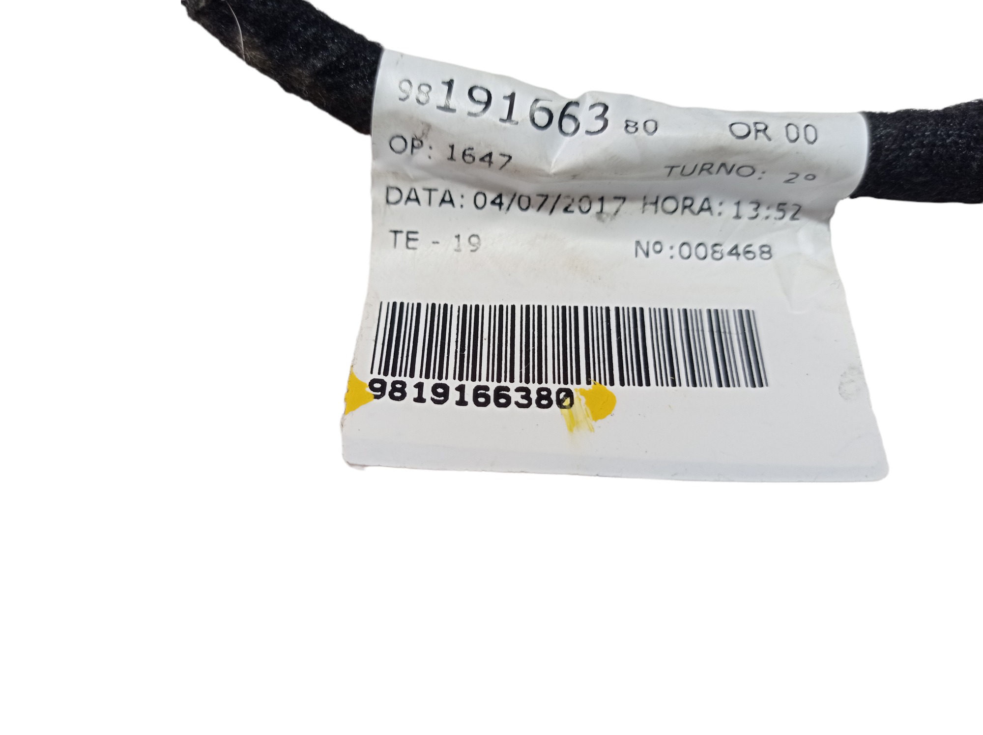 Chicote Porta Mala Peugeot 2008 2017 9819166380 V437 2
