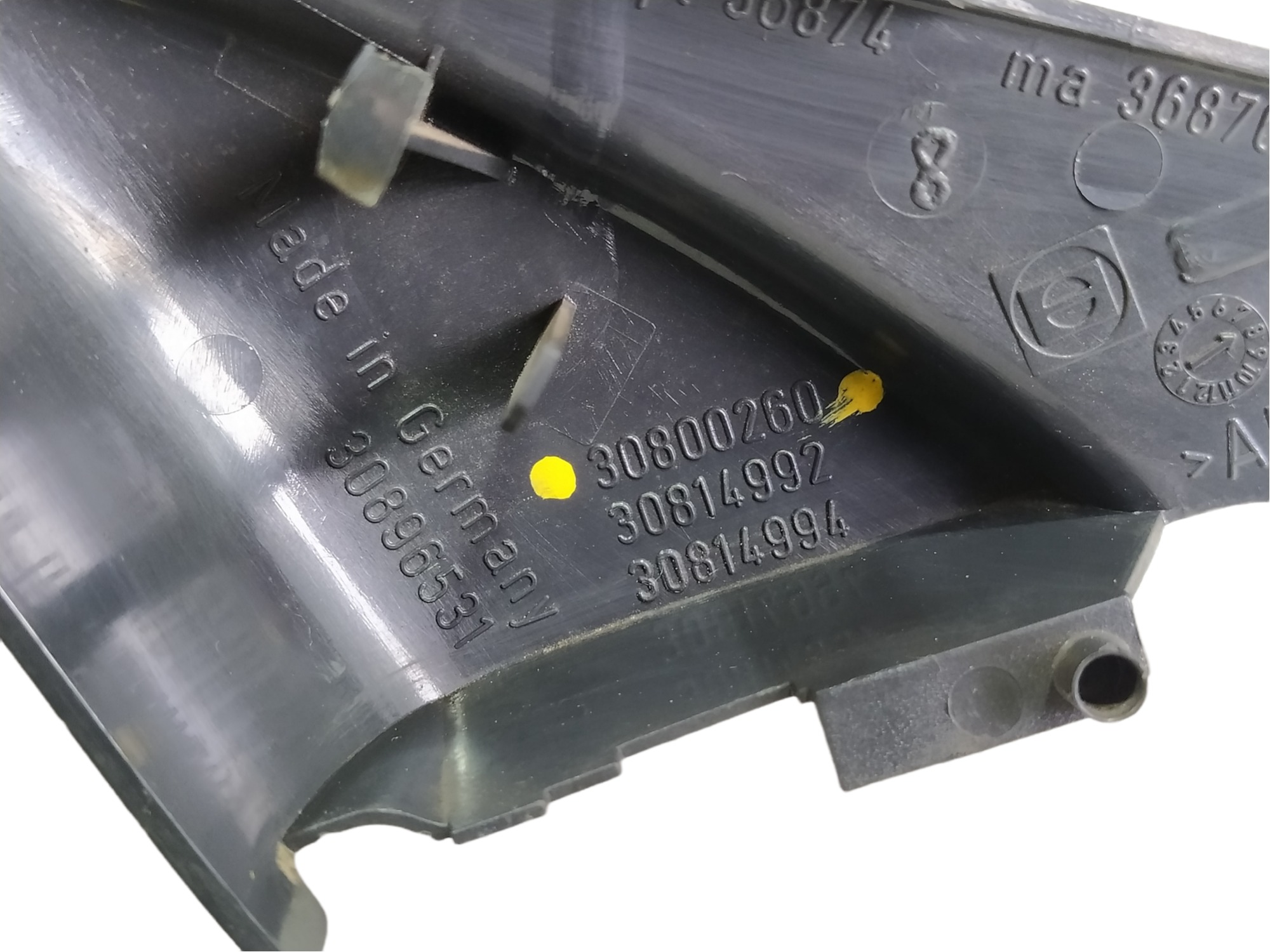 Acabamento Retrovisor Interno Direito Volvo S40 T4 2002 V54 8