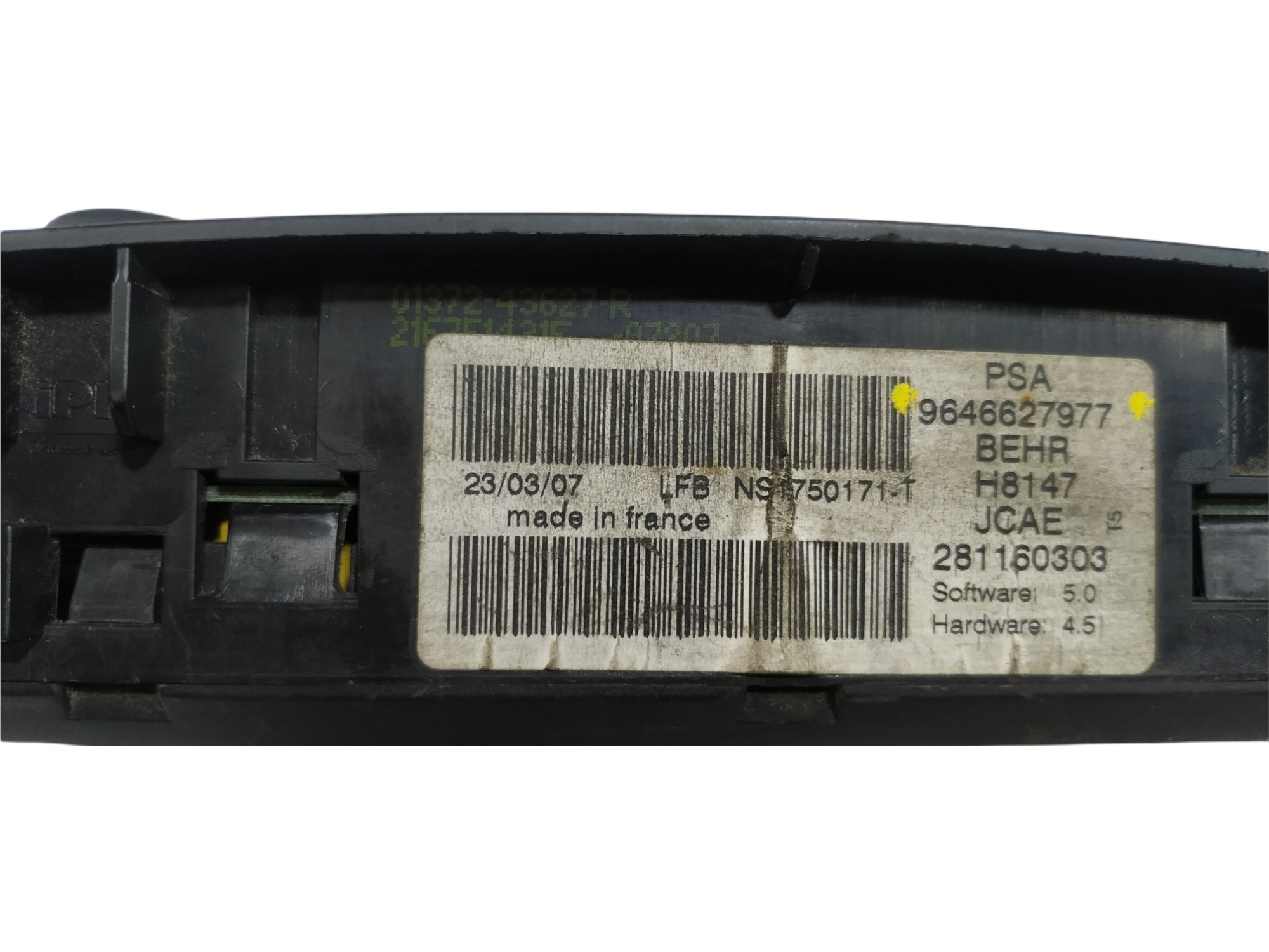 Comando De Ar Digital Painel Peugeot 307 2008  9646627977 4