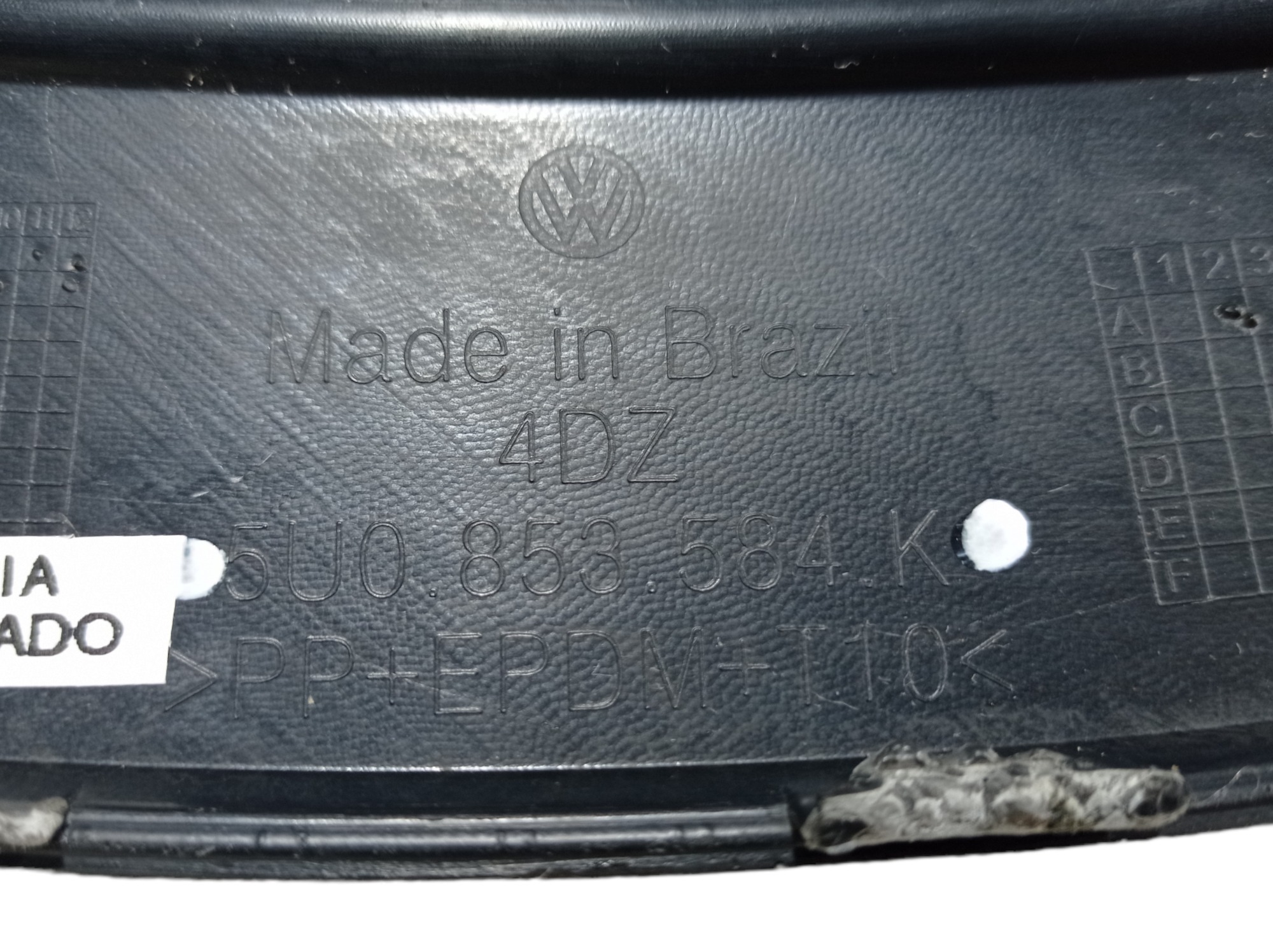 Moldura Parachoque Dianteiro Direito Saveiro Cross 2020 V467 7