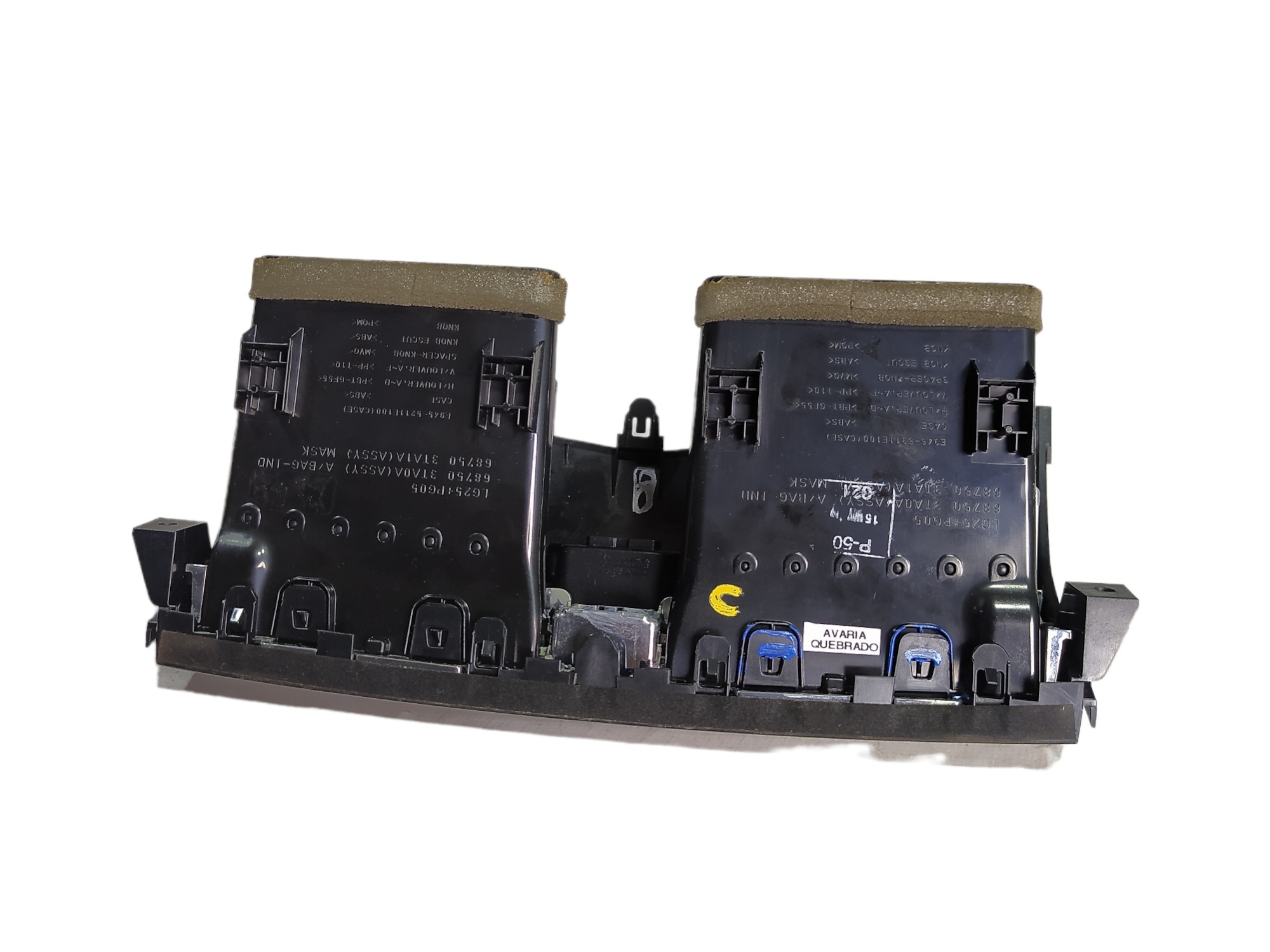 Difusor De Ar Central Nissan Altima 2.5 2014 687503ta0a V465 5