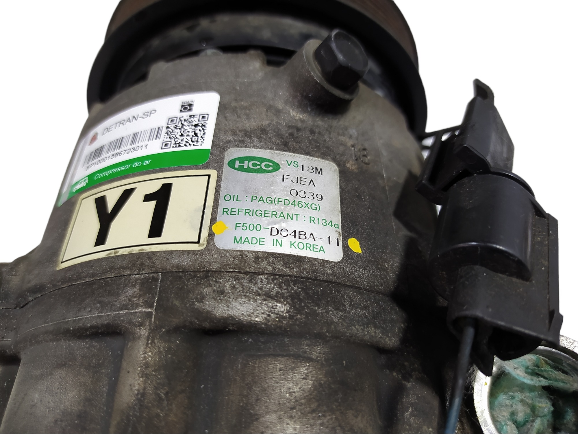 Compressor Ar Condicionado Hyundai Azera Gls 3.3 V6  V459 8