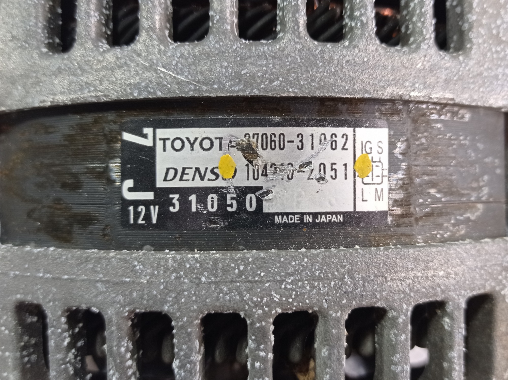 Alternador Lexus Is 300 3.0 2012 V545 9
