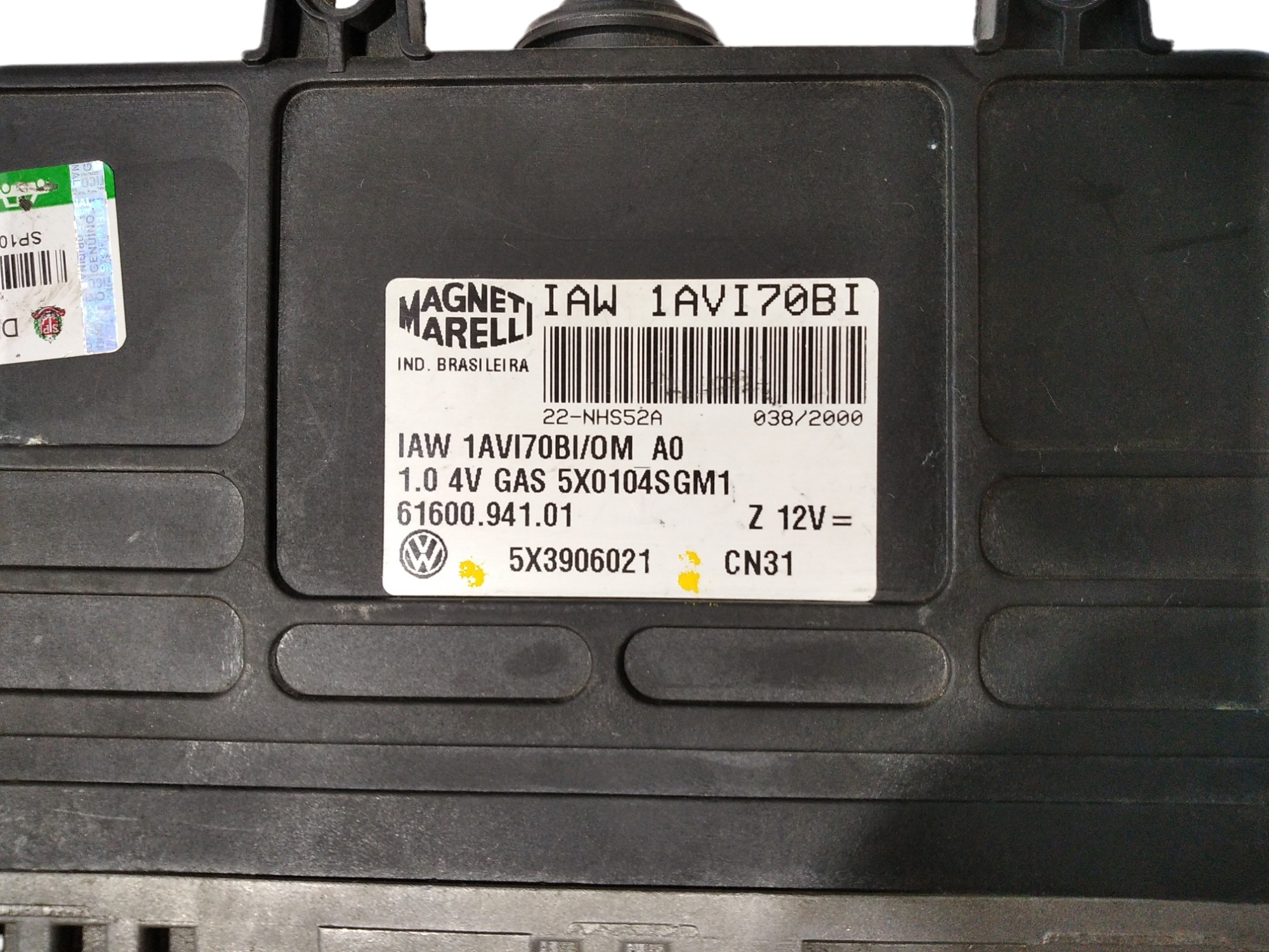 Kit Modulo Injeção Vw Gol 1.0 16v 5×3906021 V127 3