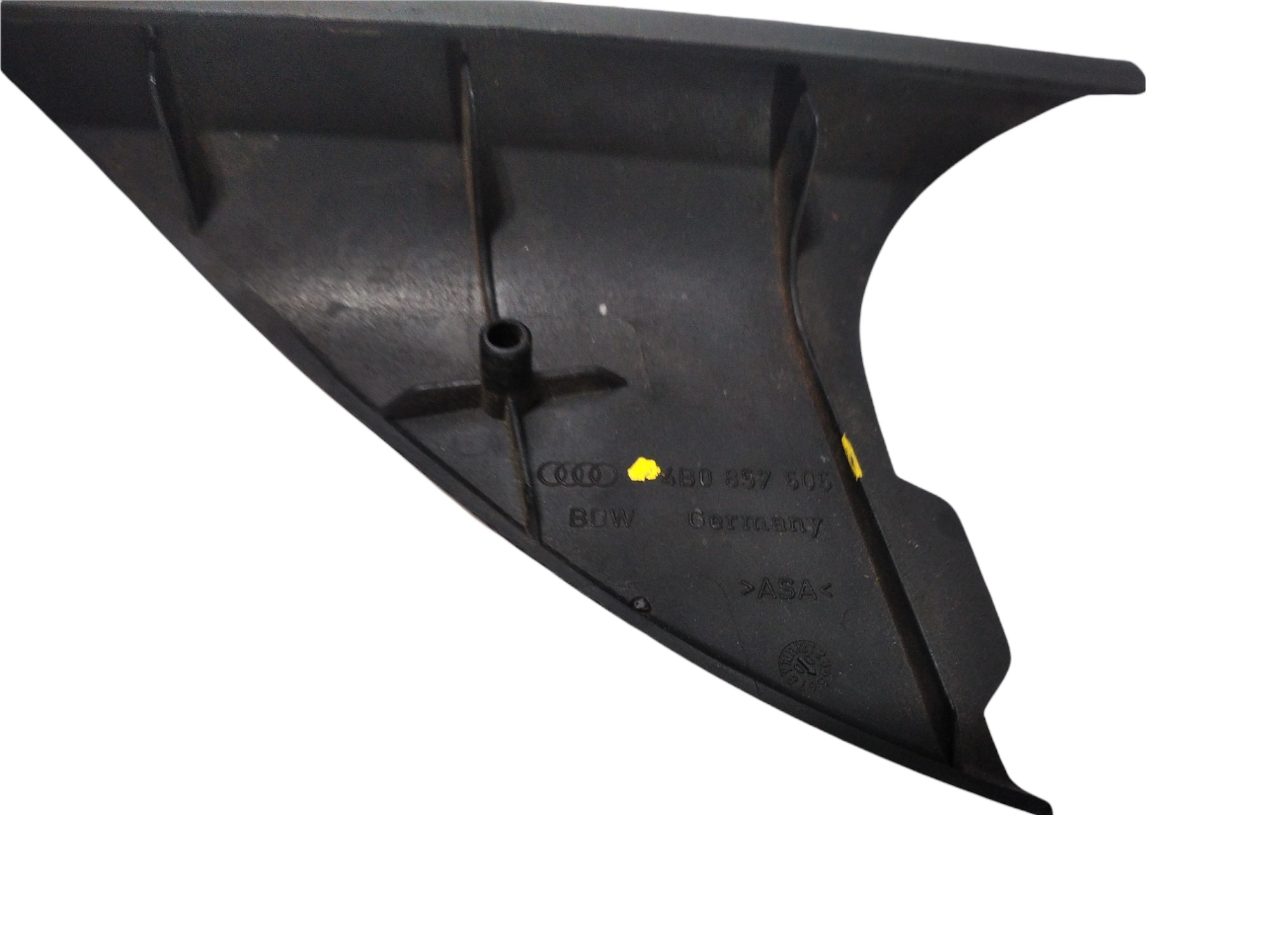 Acabamento Interno Retrovisor Esquerdo Audi A6 2001 V261 Preto 4