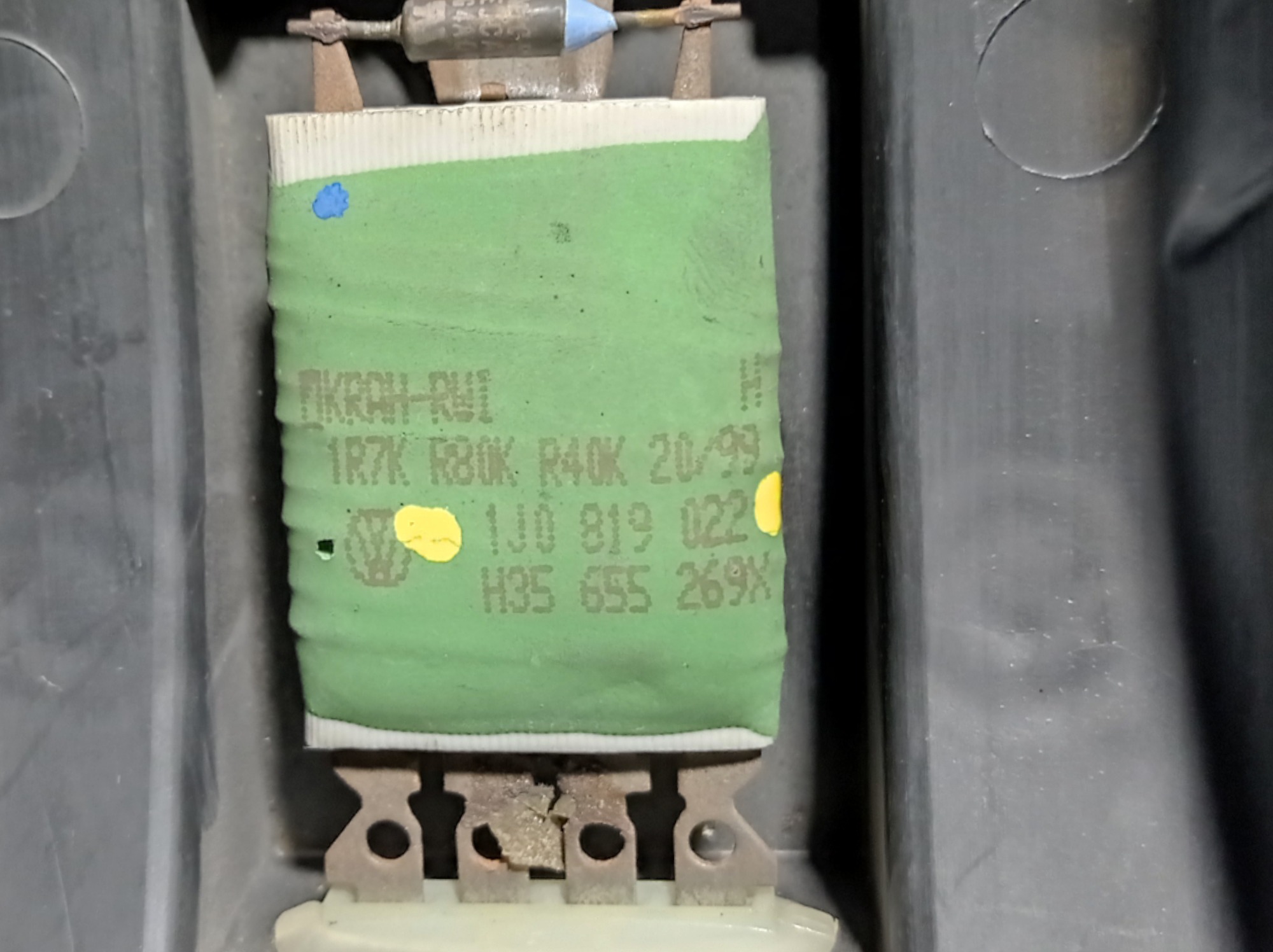 Resistencia Ventoinha Ar Condicionado Vw Golf 1999 2006 V2 1