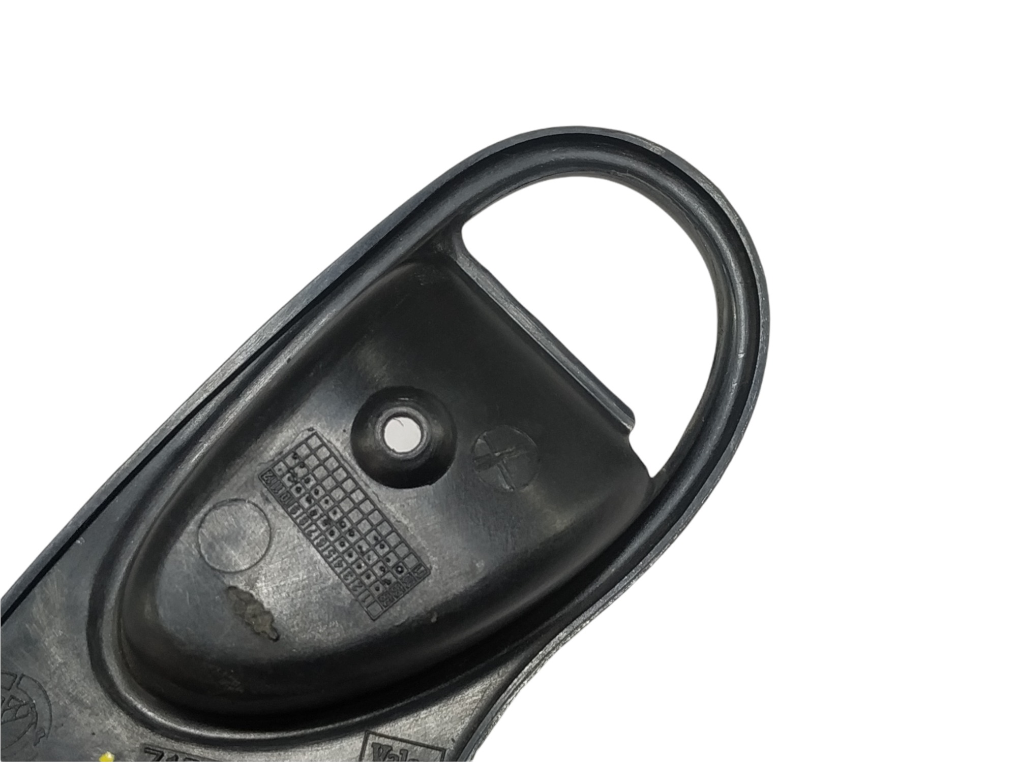 Moldura Maçaneta Interna Diant Esq Fiat Palio 97 2000 V365 Preto Dianteira 7
