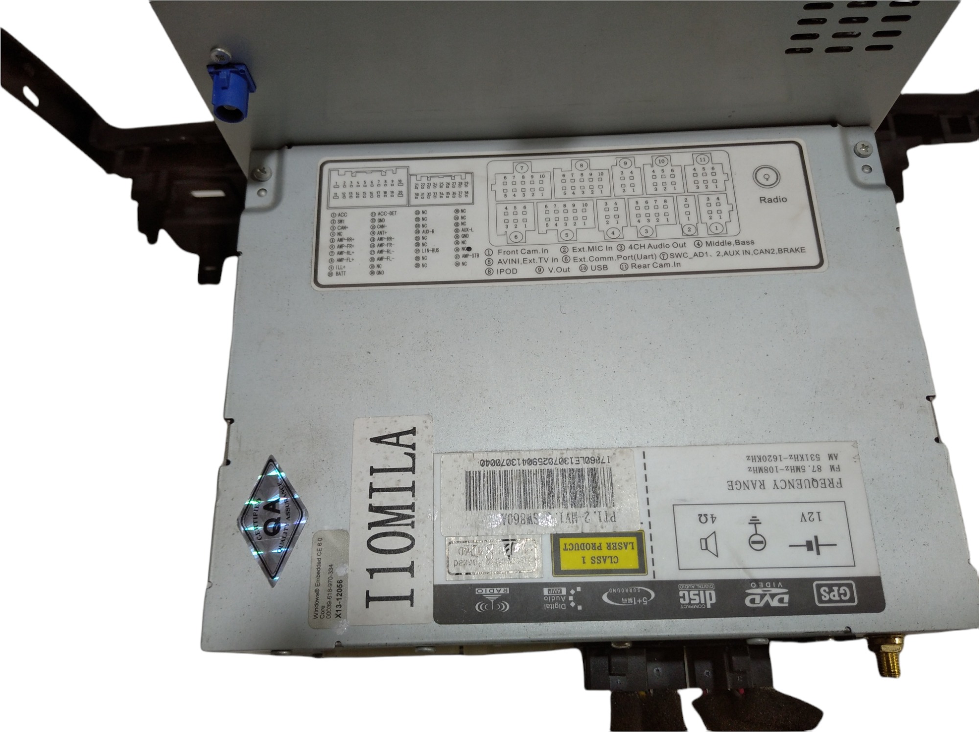 Rádio Multimídia Mitsubishi Lancer 2014 V420 9